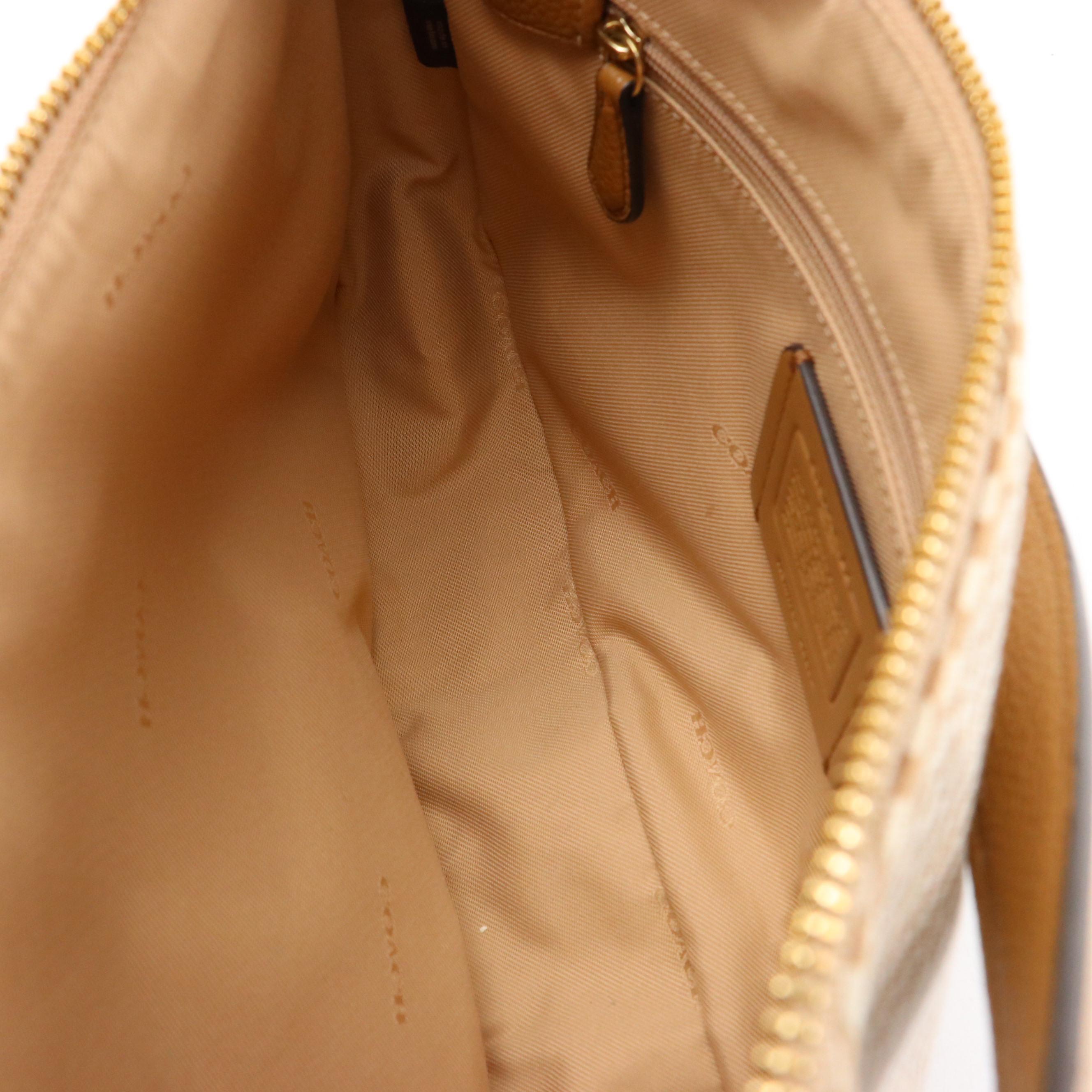 Coach Leather Soho Clutch F13734 and Jacquard/Leather Chelsea Bag 28892