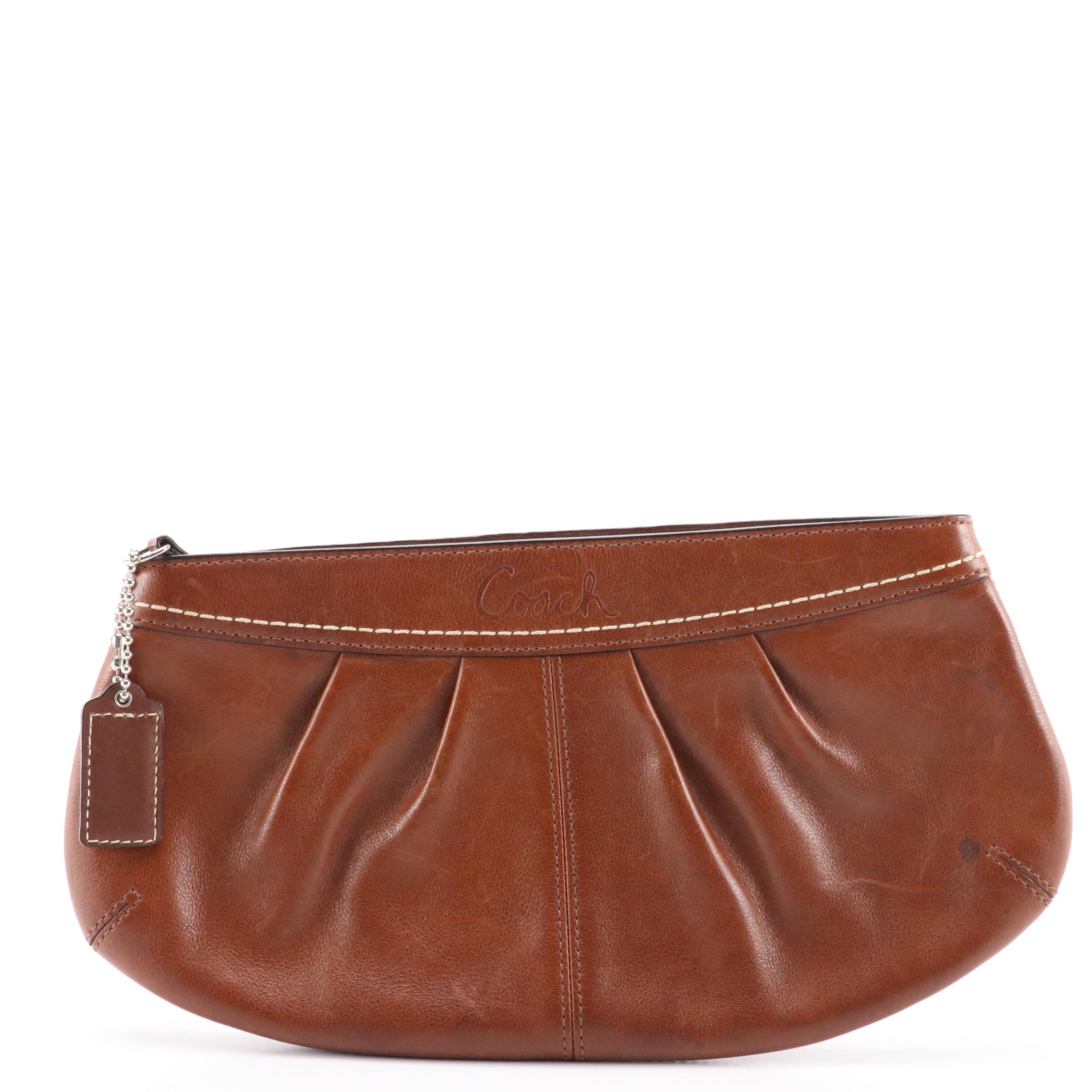 Coach Leather Soho Clutch F13734 and Jacquard/Leather Chelsea Bag 28892