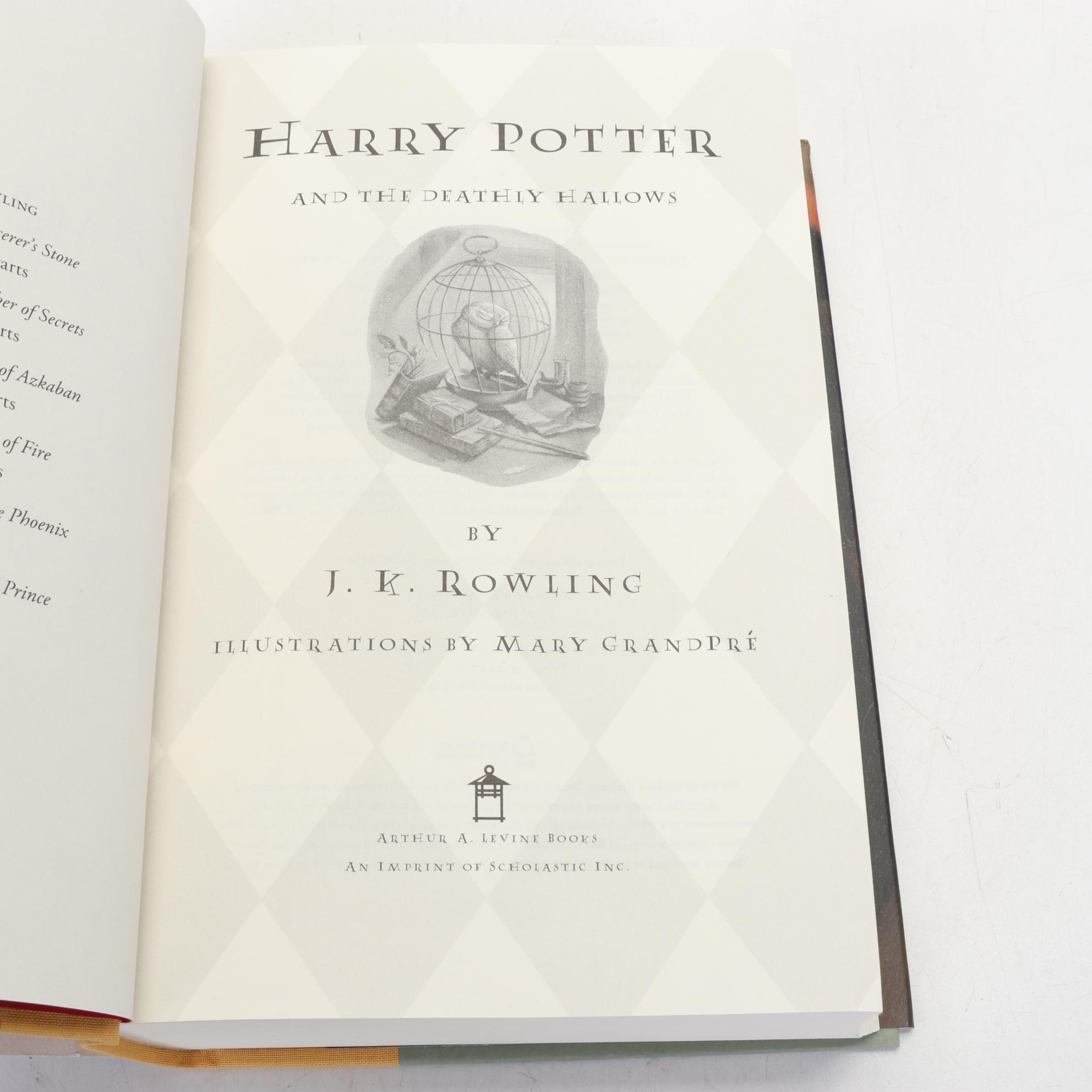 First American Edition "Harry Potter" Complete Series by J. K. Rowling