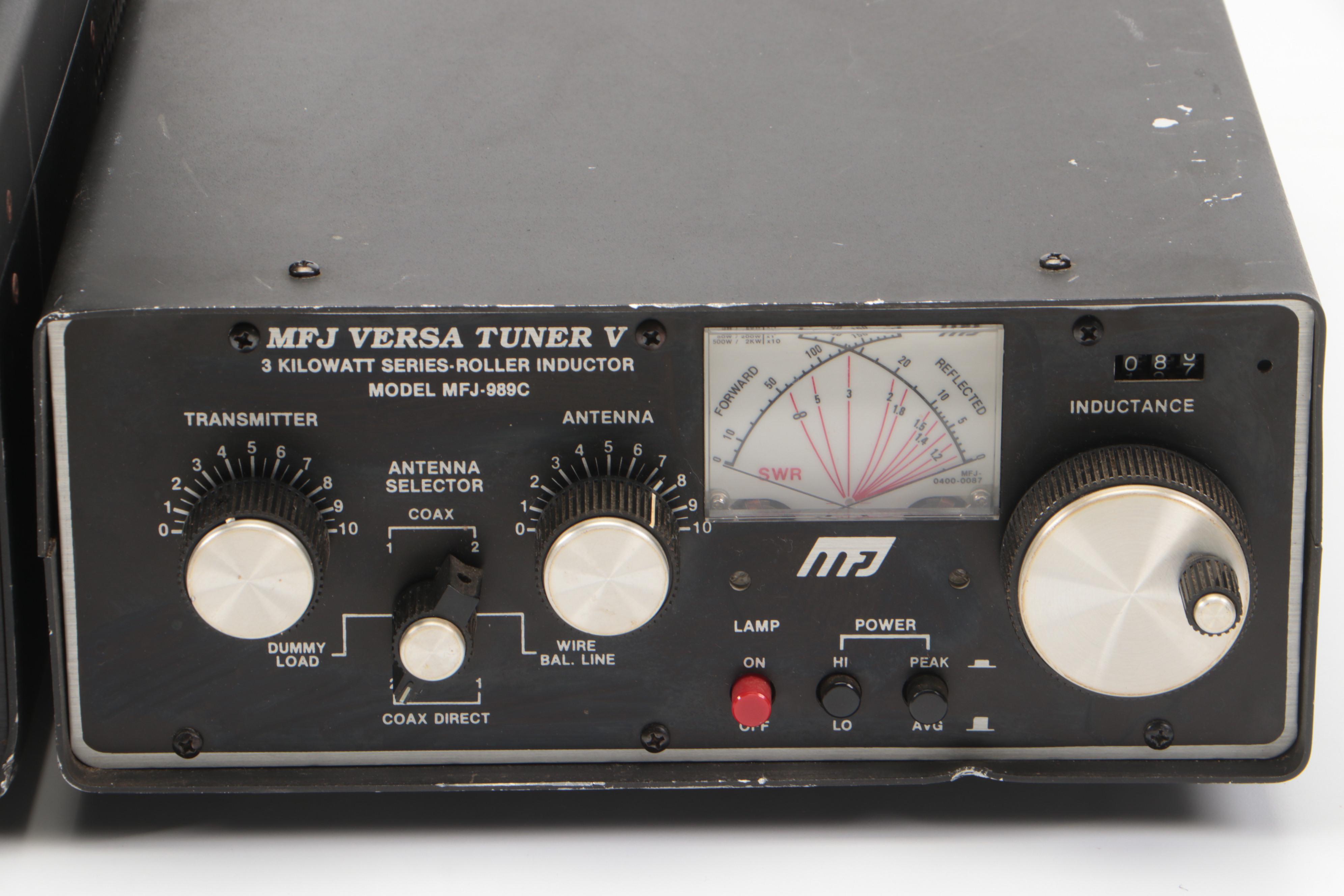 MFJ-989C Versa Tuner V with Icom IC-451A, Dentron MT-2000A Antenna Tuner, More
