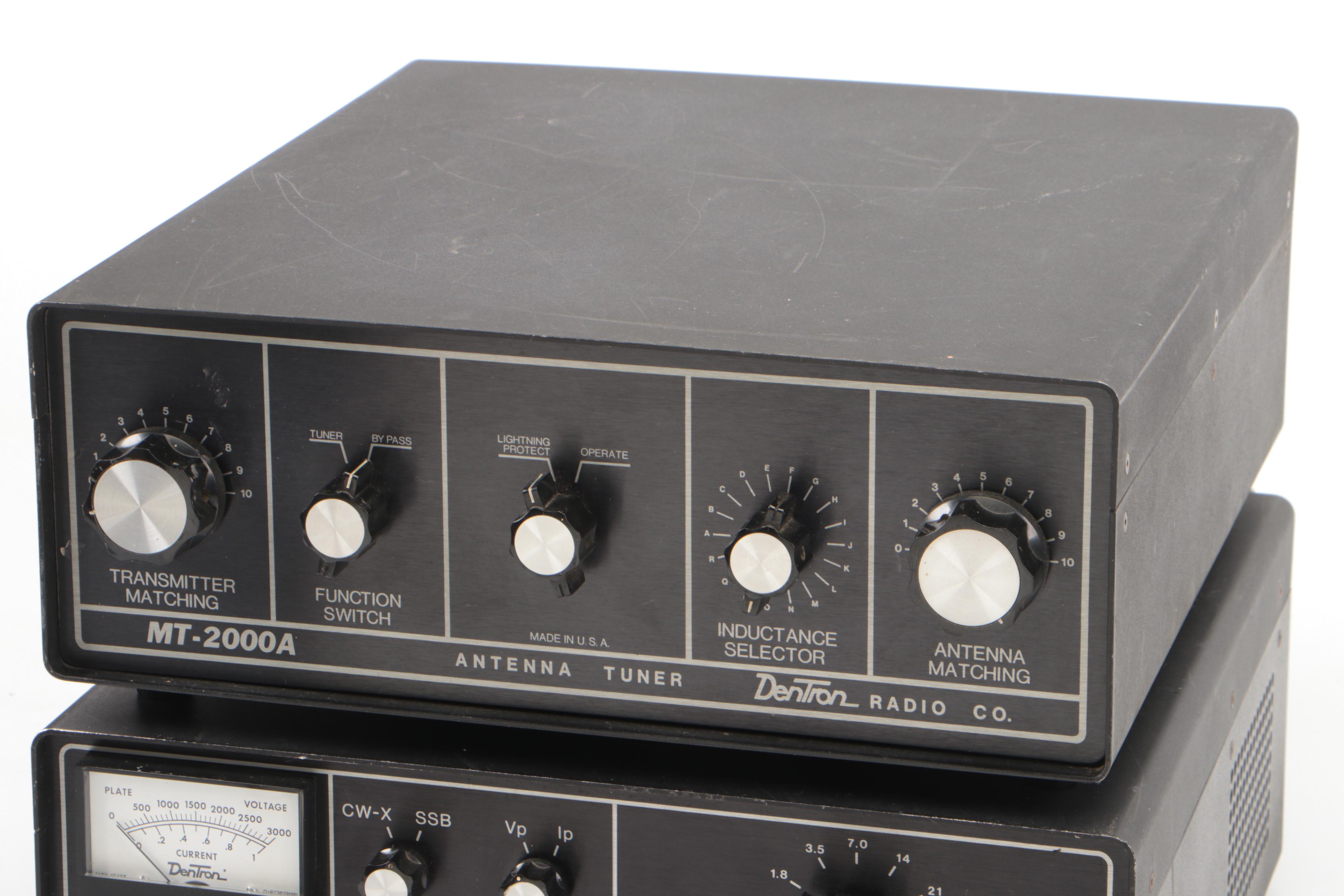 MFJ-989C Versa Tuner V with Icom IC-451A, Dentron MT-2000A Antenna Tuner, More