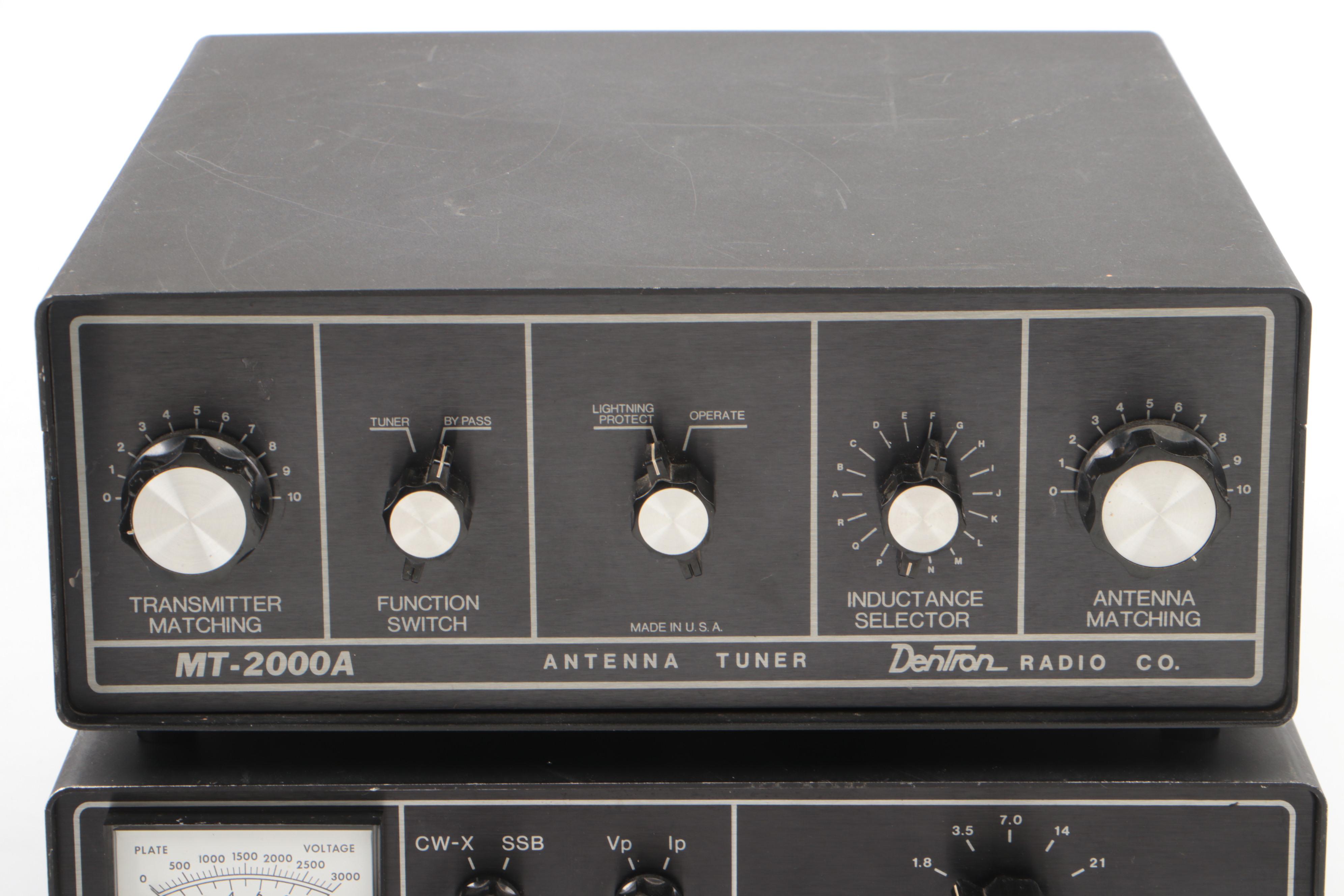 MFJ-989C Versa Tuner V with Icom IC-451A, Dentron MT-2000A Antenna Tuner, More