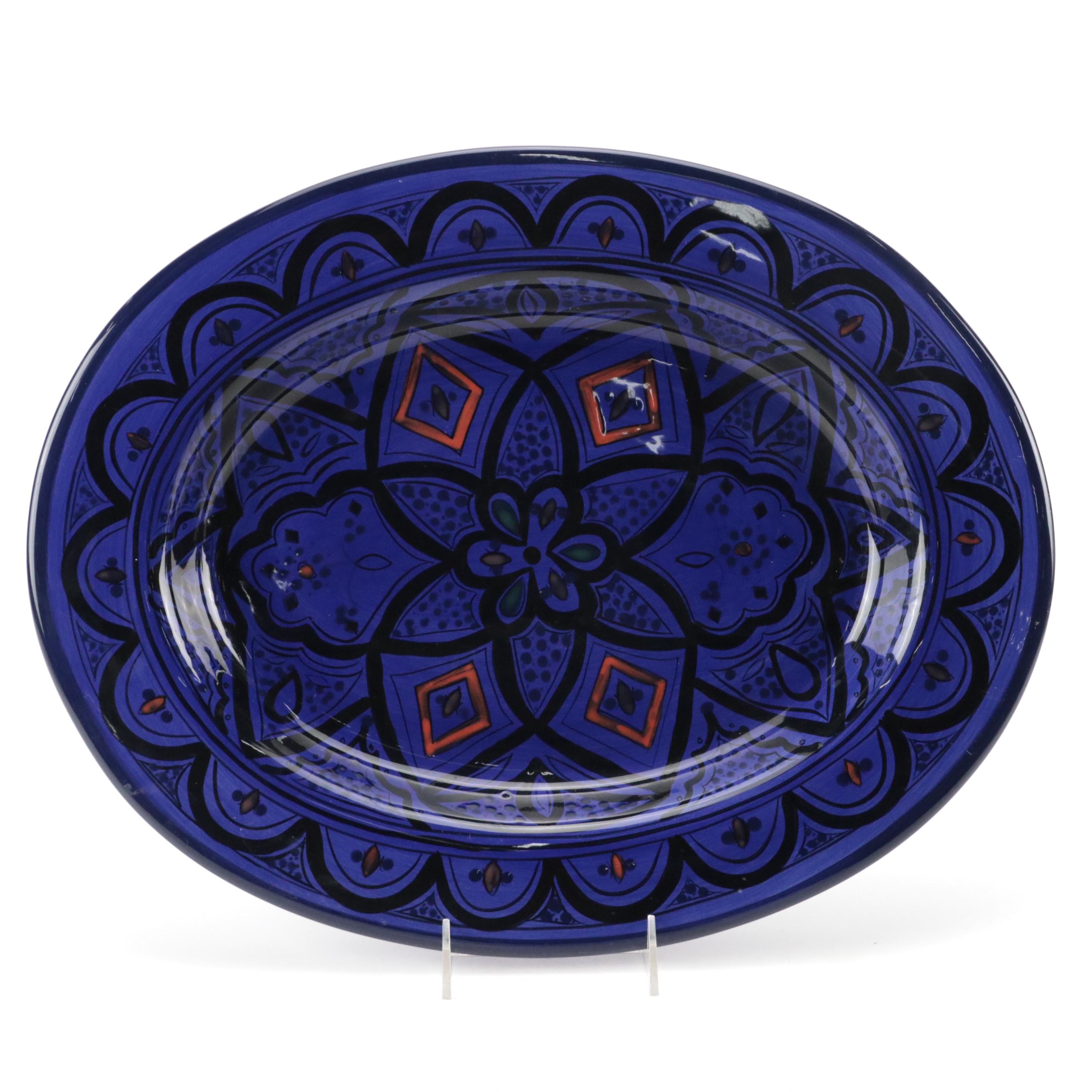 Pottery Barn "Kasara" Ceramic Platter EBTH