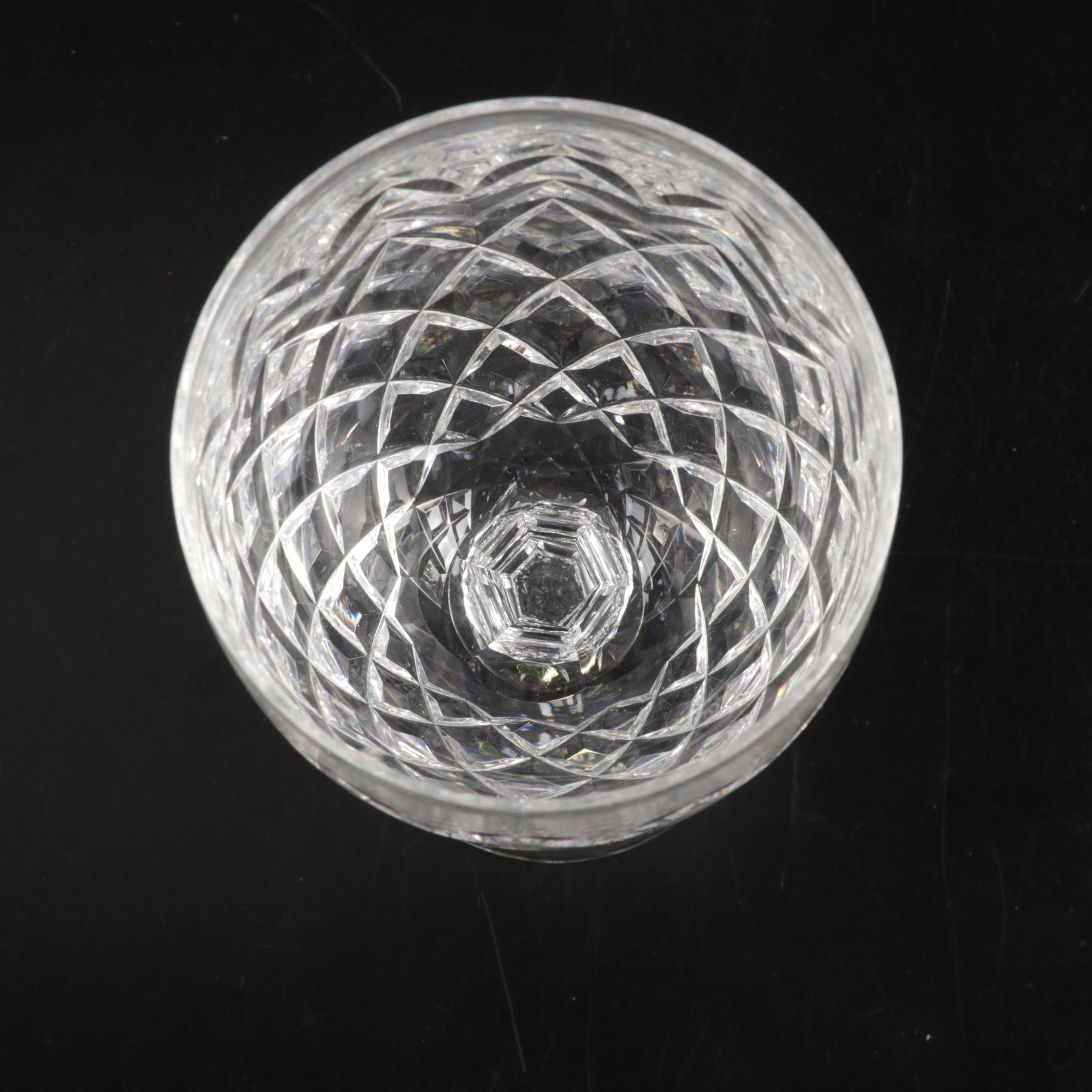 Waterford "Powerscourt" Crystal Water Goblets, Set of Six, 1969-2017