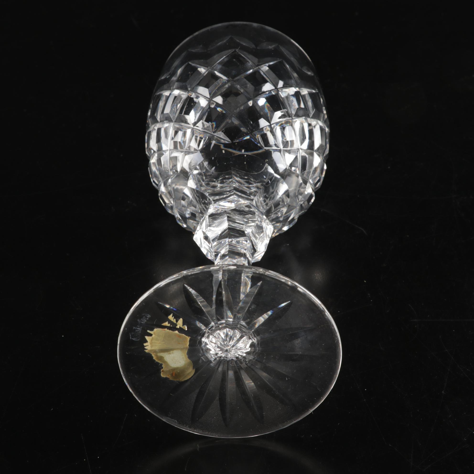 Waterford "Powerscourt" Crystal Water Goblets, Set of Six, 1969-2017