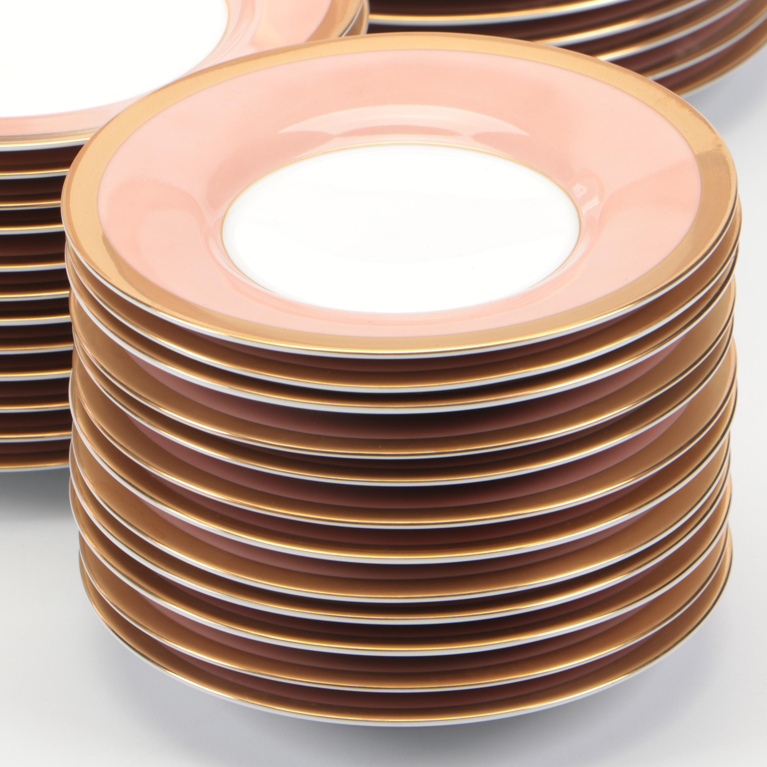 Fitz & Floyd "Versailles Dusty Rose" Ceramic Dinnerware