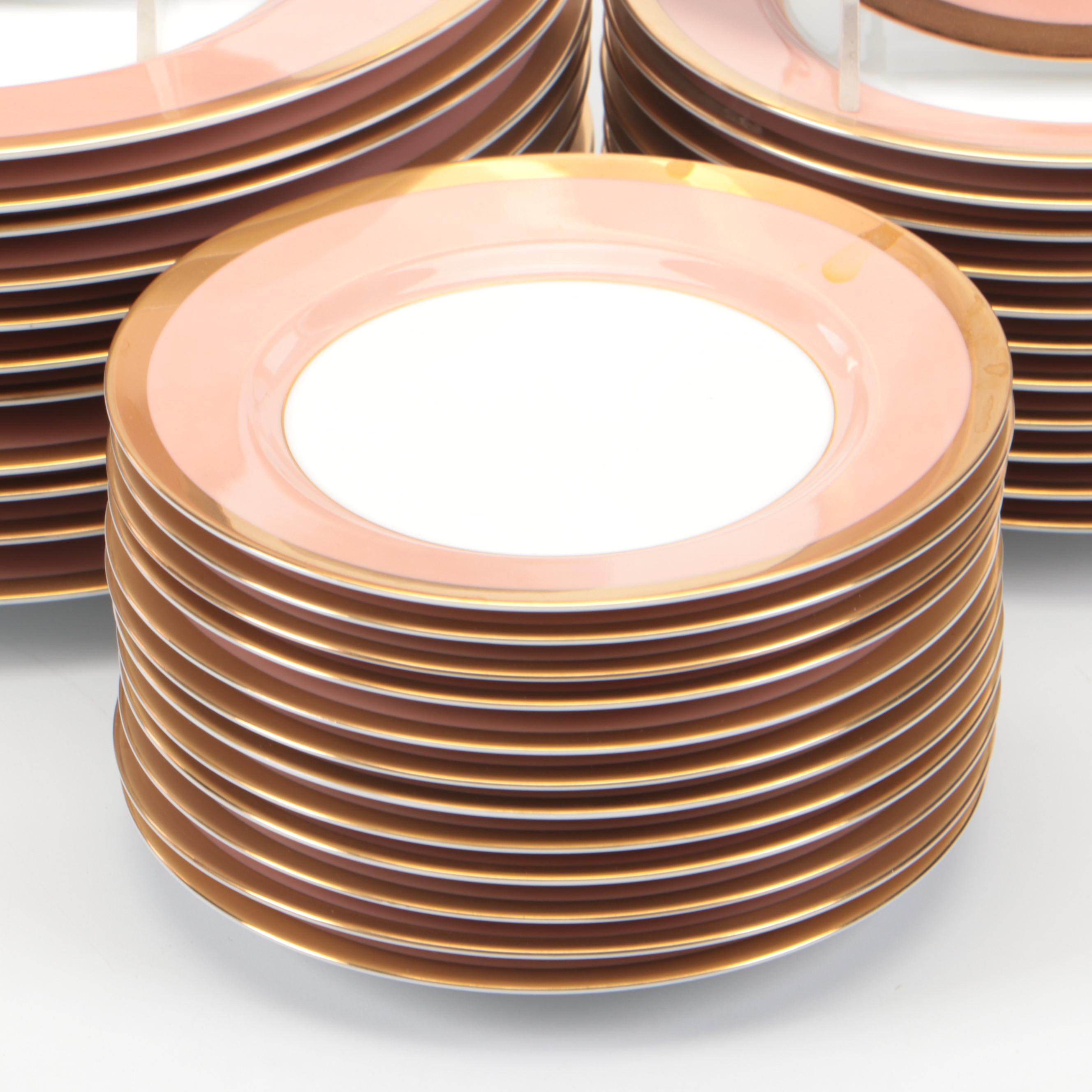 Fitz & Floyd "Versailles Dusty Rose" Ceramic Dinnerware