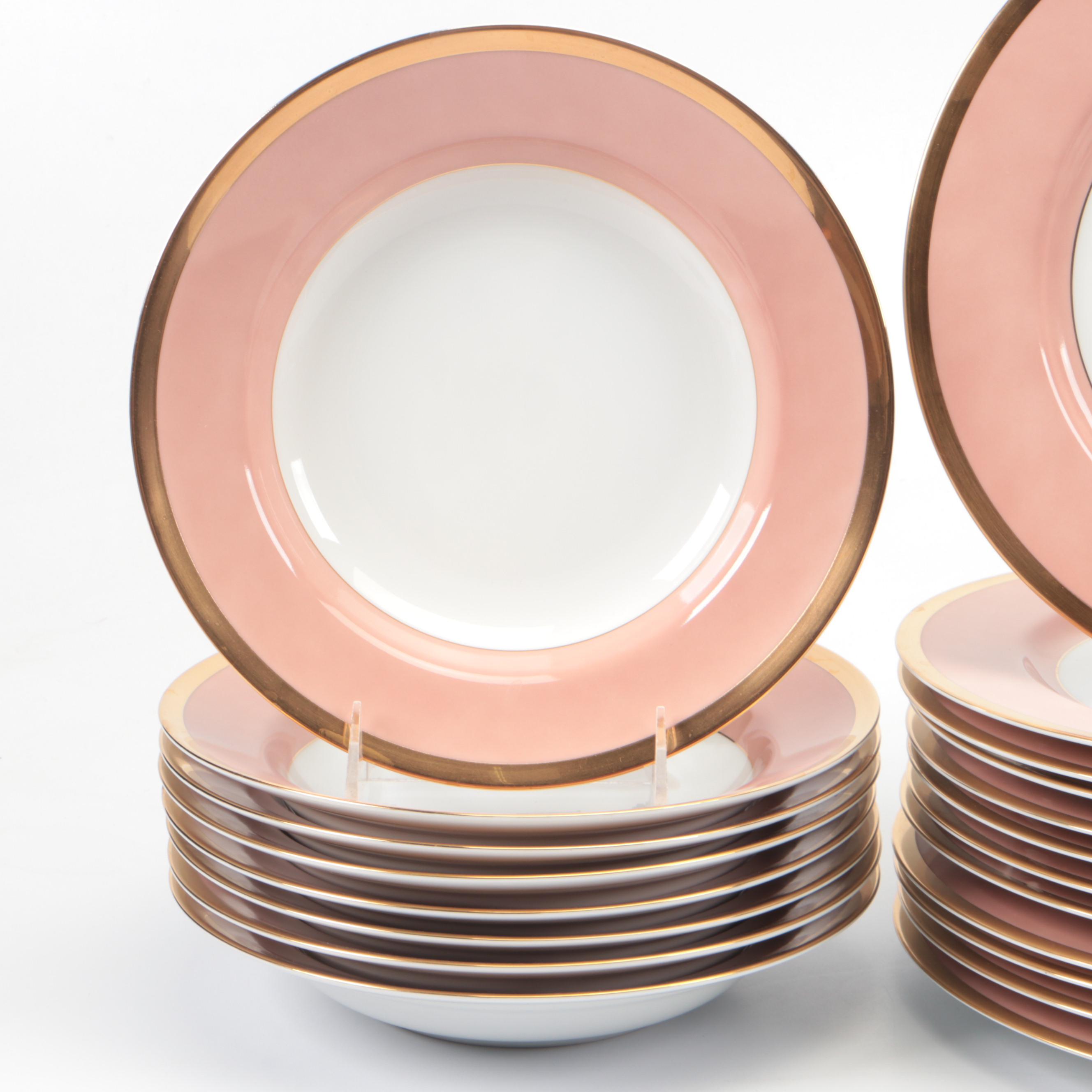 Fitz & Floyd "Versailles Dusty Rose" Ceramic Dinnerware