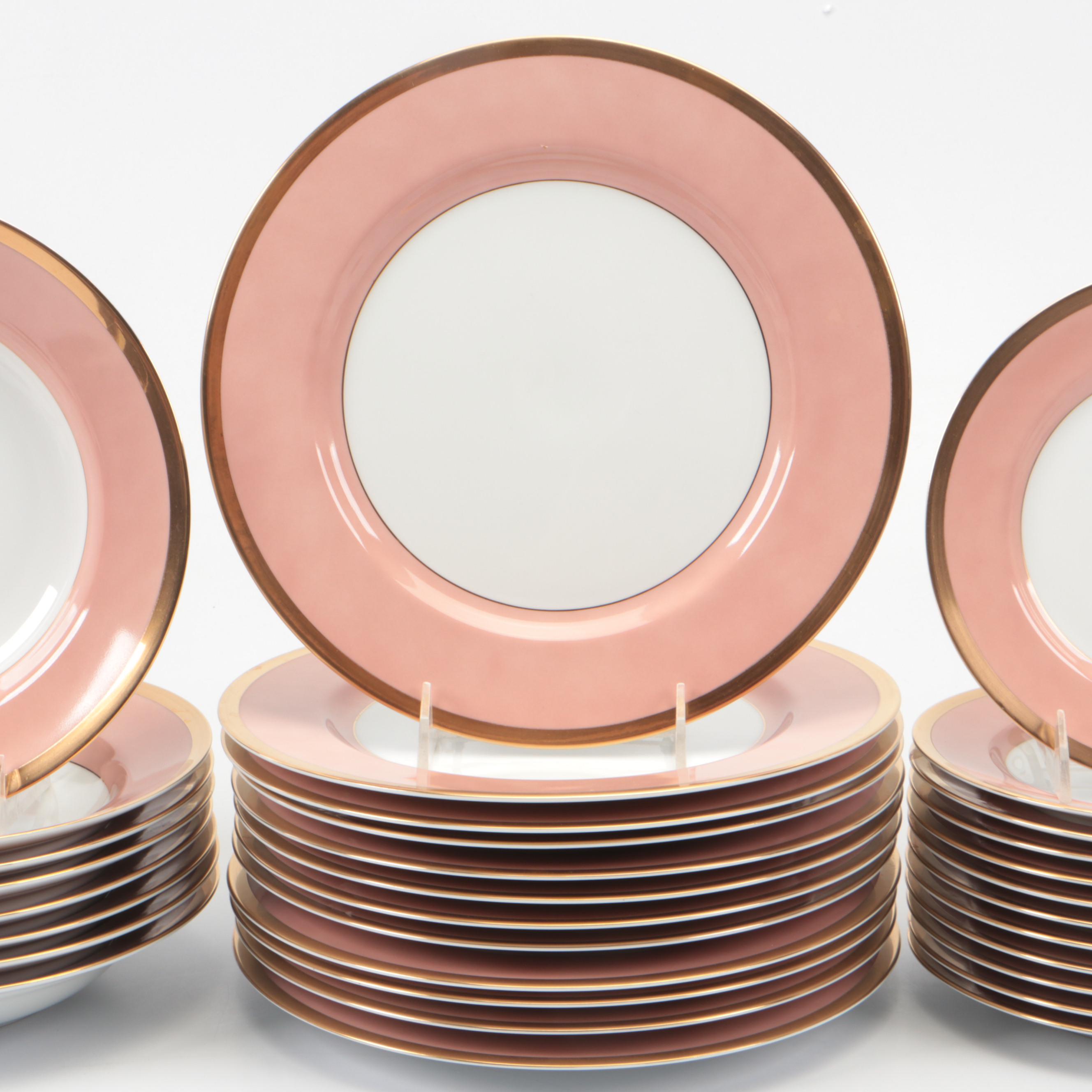 Fitz & Floyd "Versailles Dusty Rose" Ceramic Dinnerware