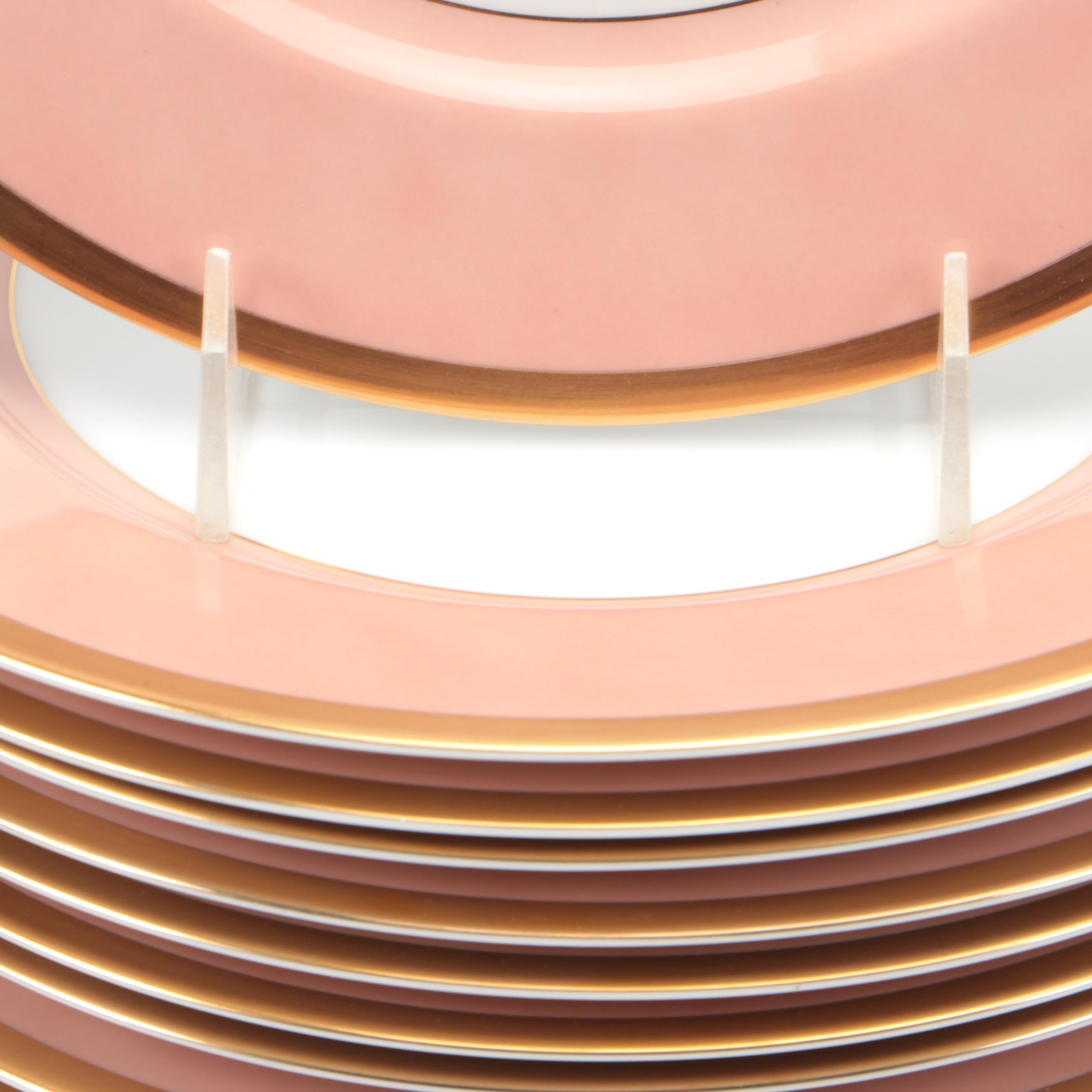 Fitz & Floyd "Versailles Dusty Rose" Ceramic Dinnerware