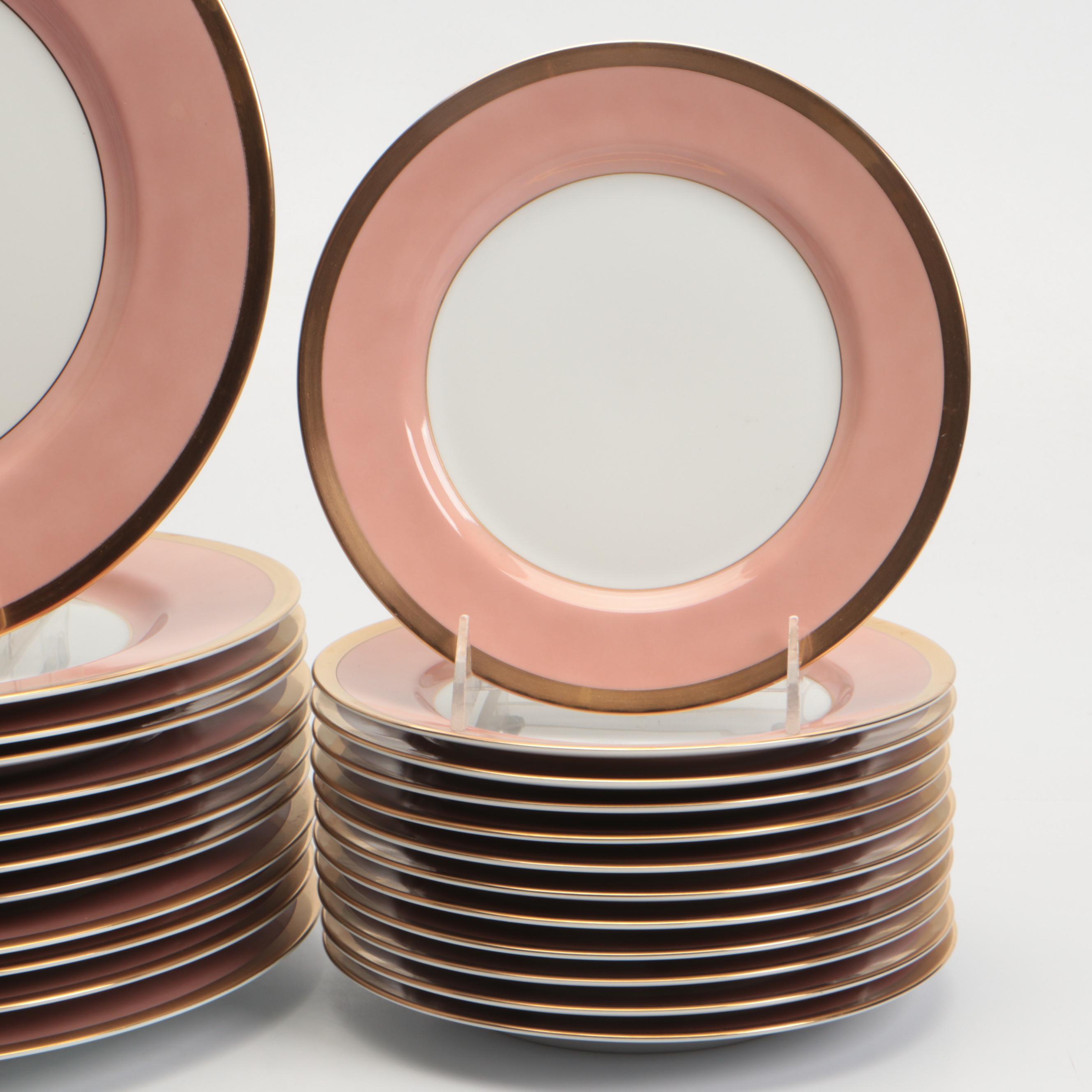 Fitz & Floyd "Versailles Dusty Rose" Ceramic Dinnerware