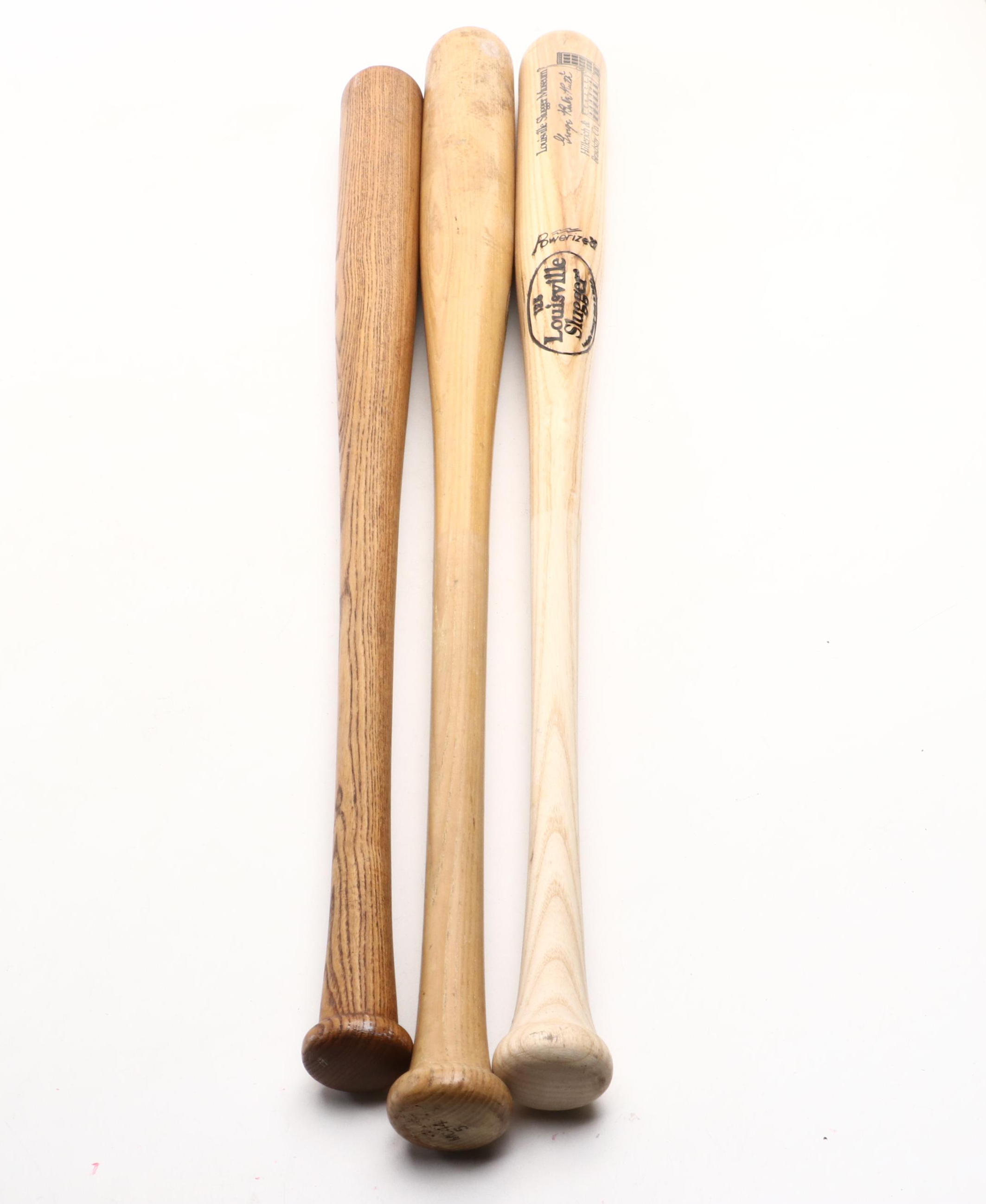 Cecil Cooper and Gorman Thomas Signed Bat with Babe Ruth Louisville Slugger