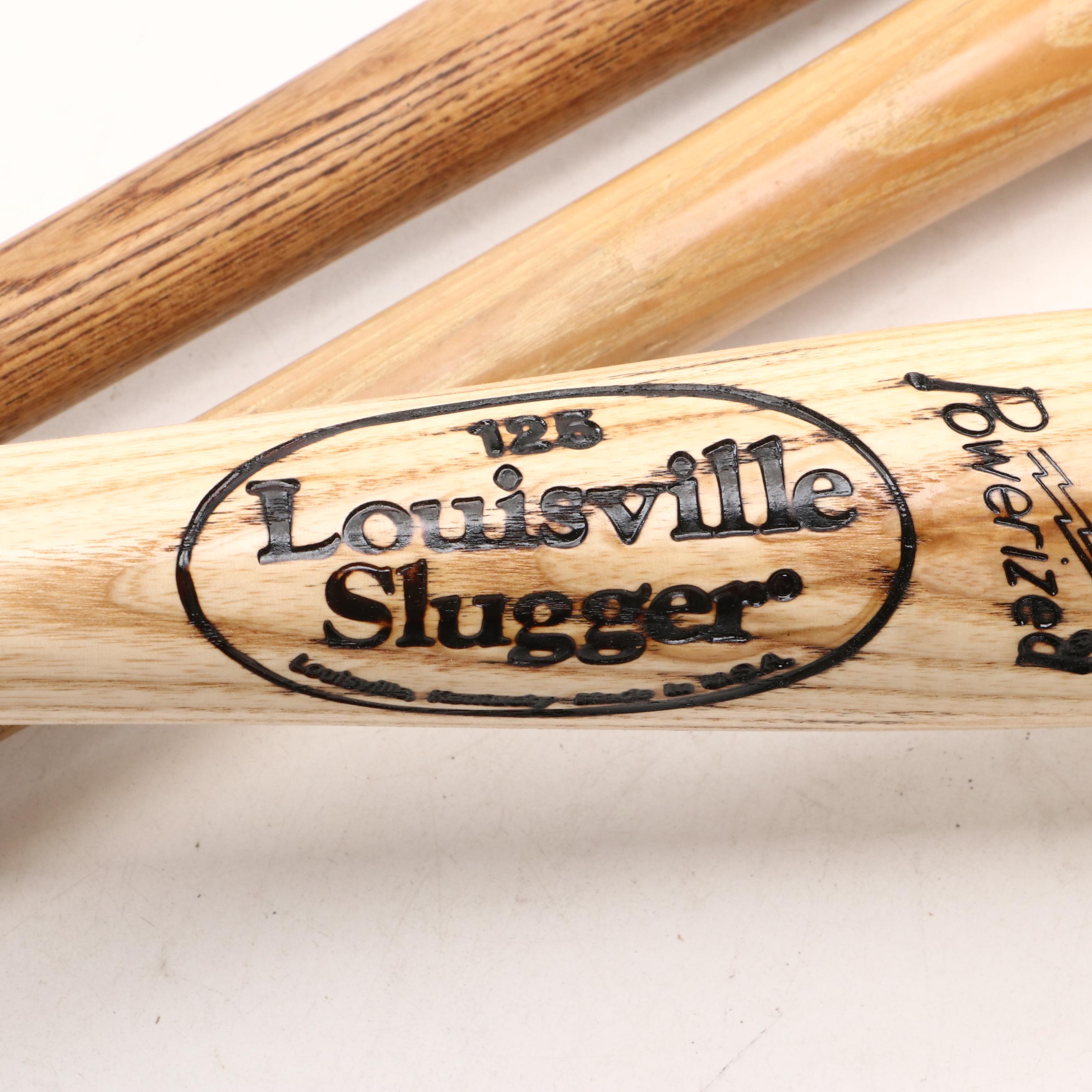 Cecil Cooper and Gorman Thomas Signed Bat with Babe Ruth Louisville Slugger