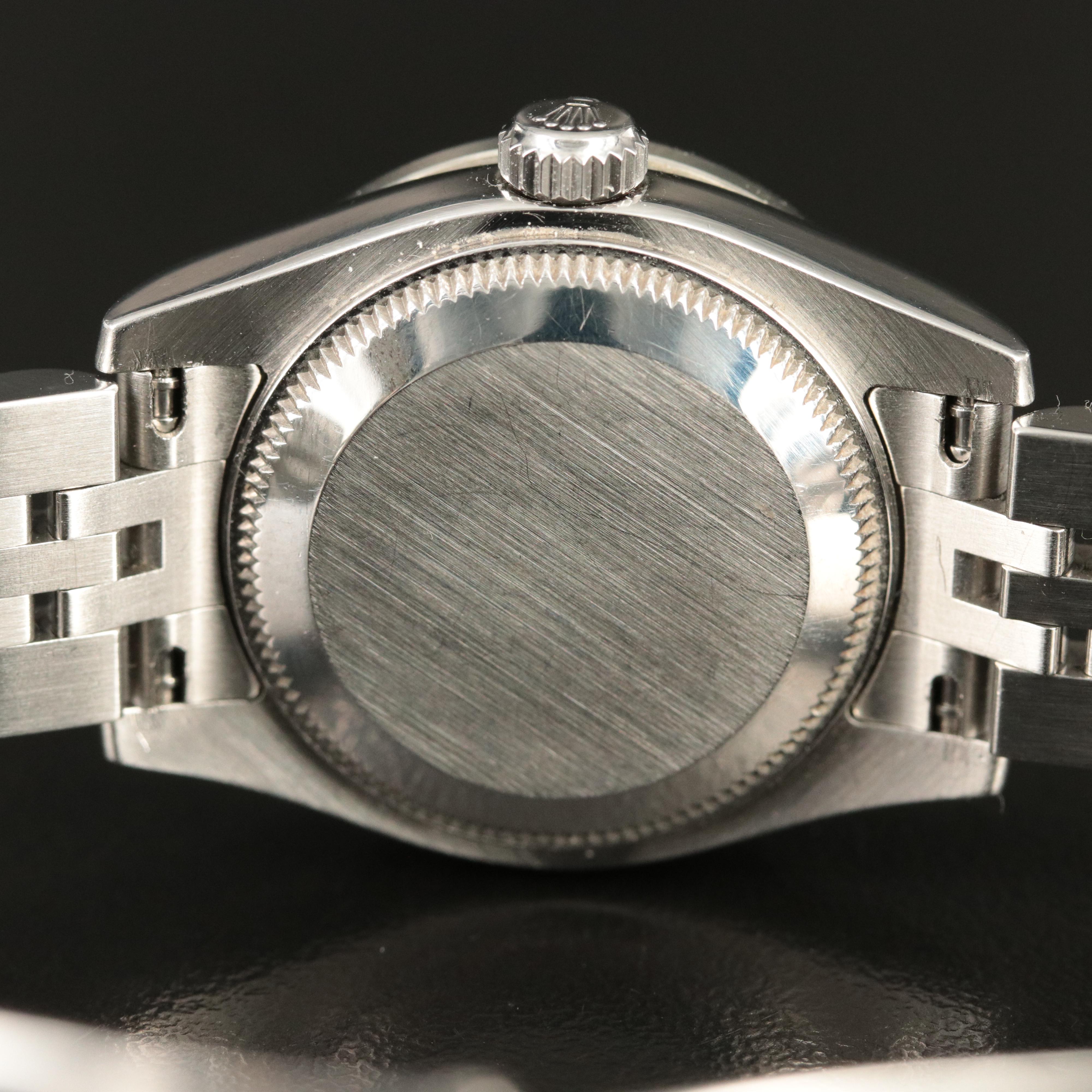 2006 Rolex Custom 1.00 CTW Diamond Bezel Datejust Automatic Watch