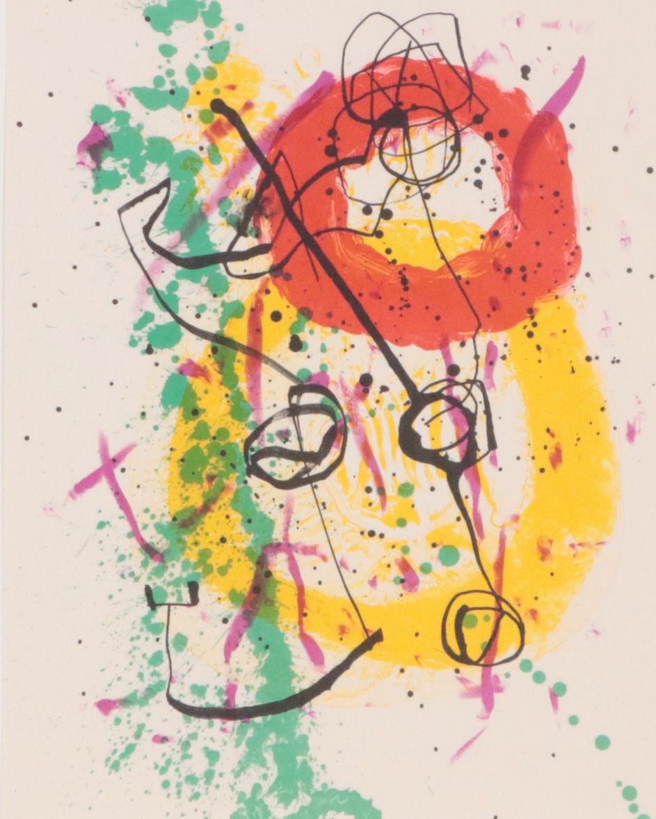 Joan Miró Color Lithograph for XXe Siècle, 1961