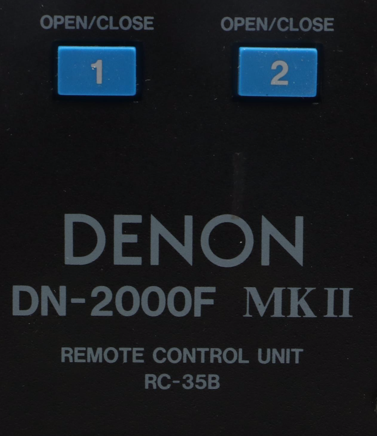 Denon DN-2000F MK II Remote Control DC Player, Late 20th Century