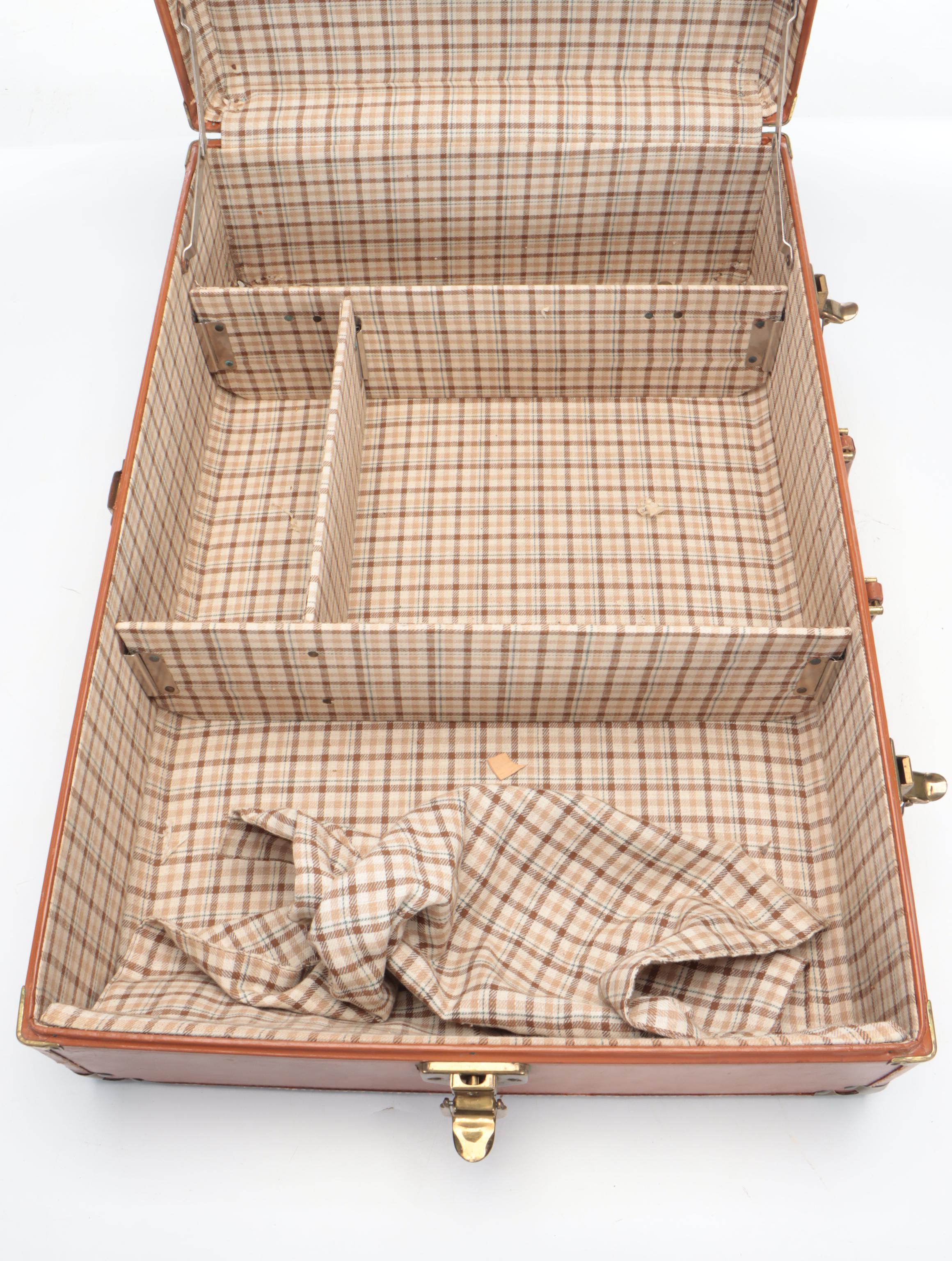 Franklin Hard Sided Garment Bag Suitcase, Mid-20th Century