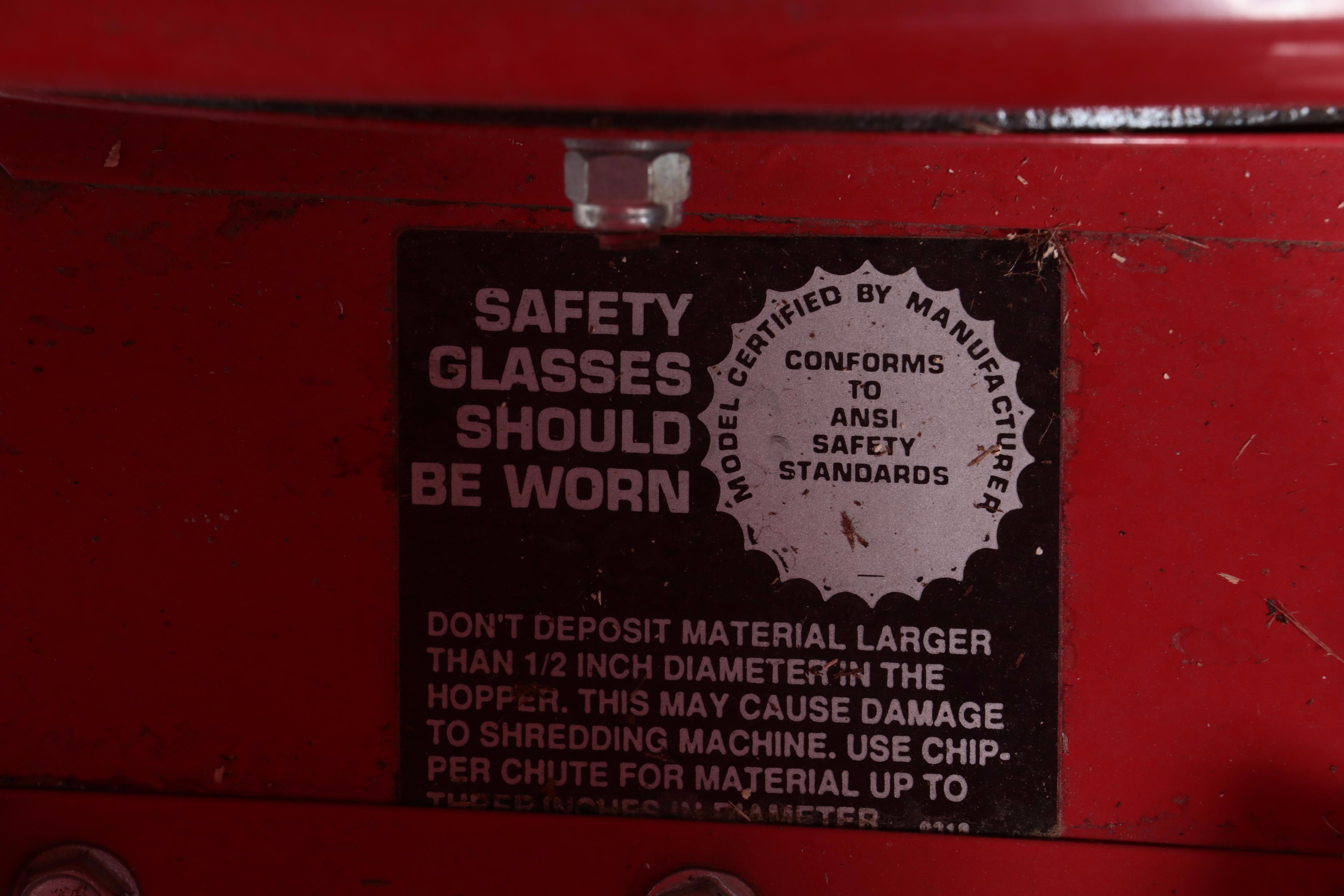 MTD 5HP Chipper/Shredder