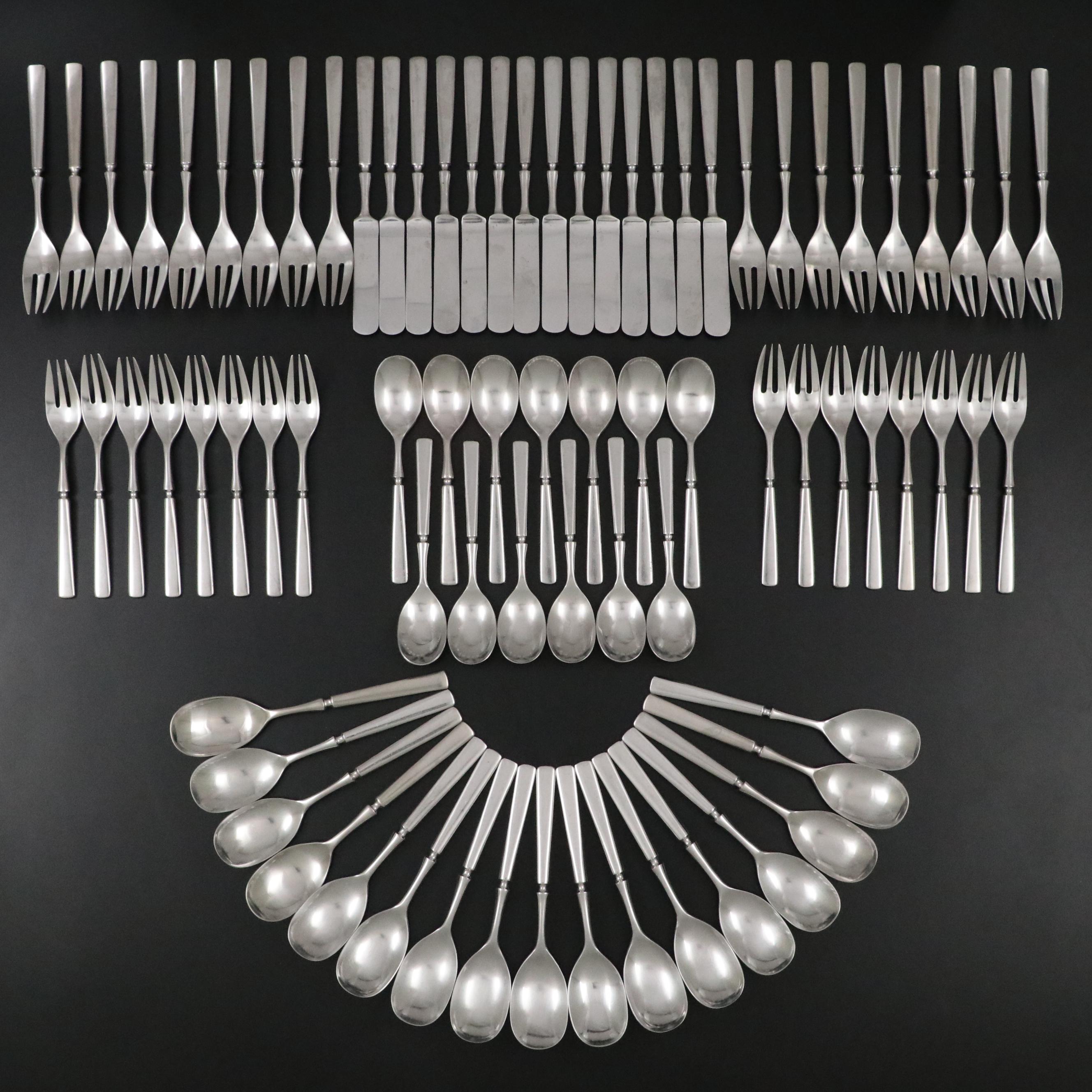 Dansk "Anvil" Stainless Steel Flatware, 1986-1992