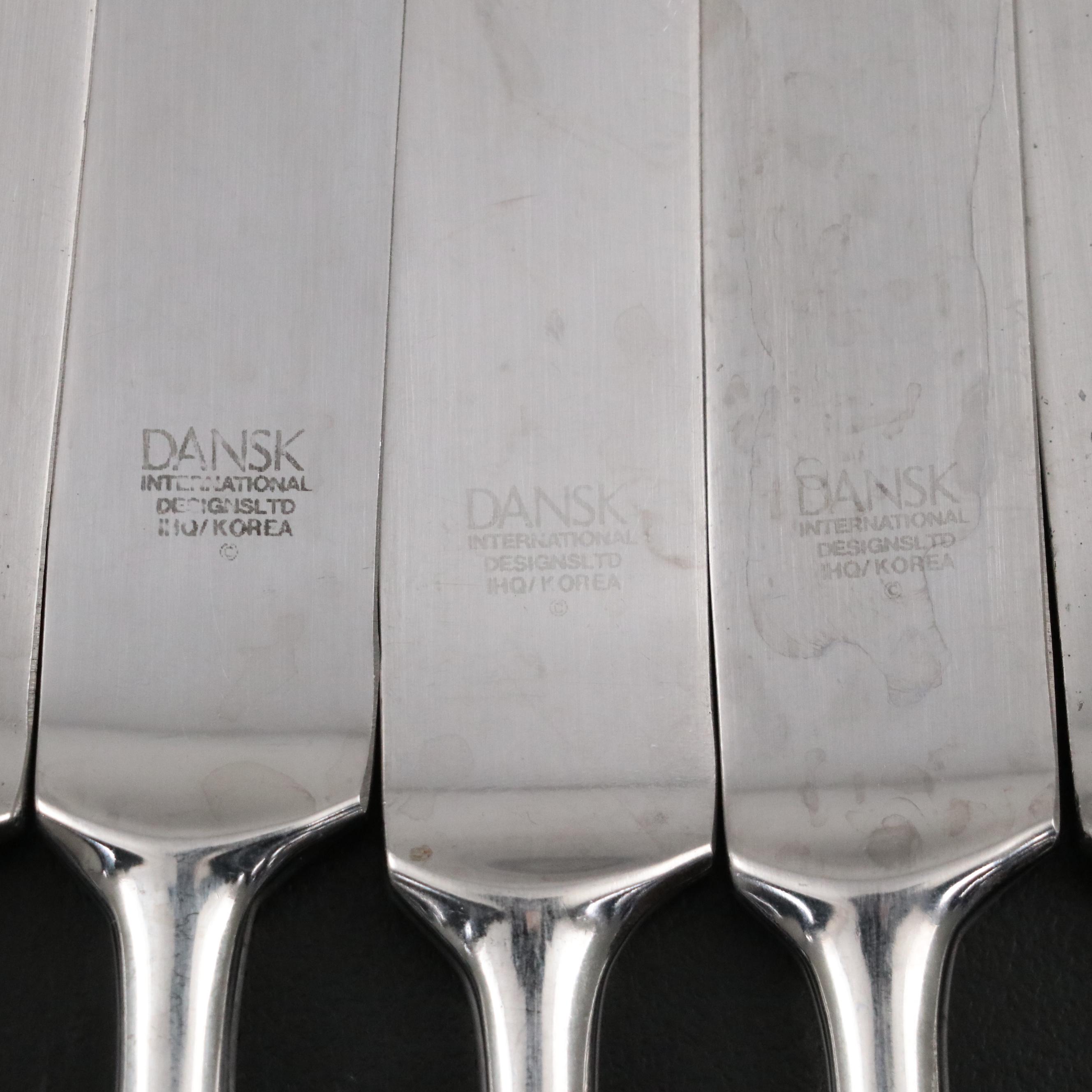 Dansk "Anvil" Stainless Steel Flatware, 1986-1992