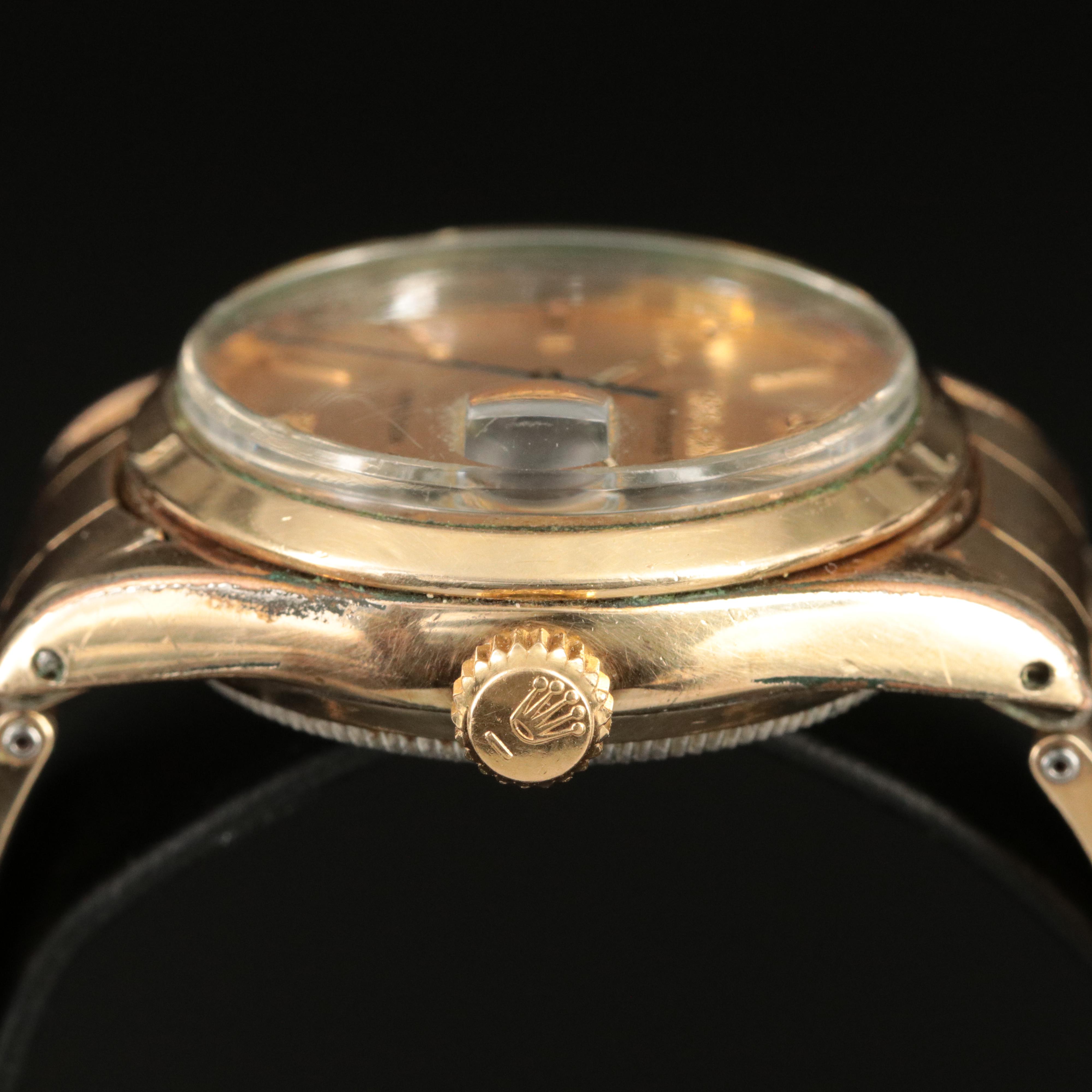 1956 Rolex Oysterdate Precision Manual Wind Watch