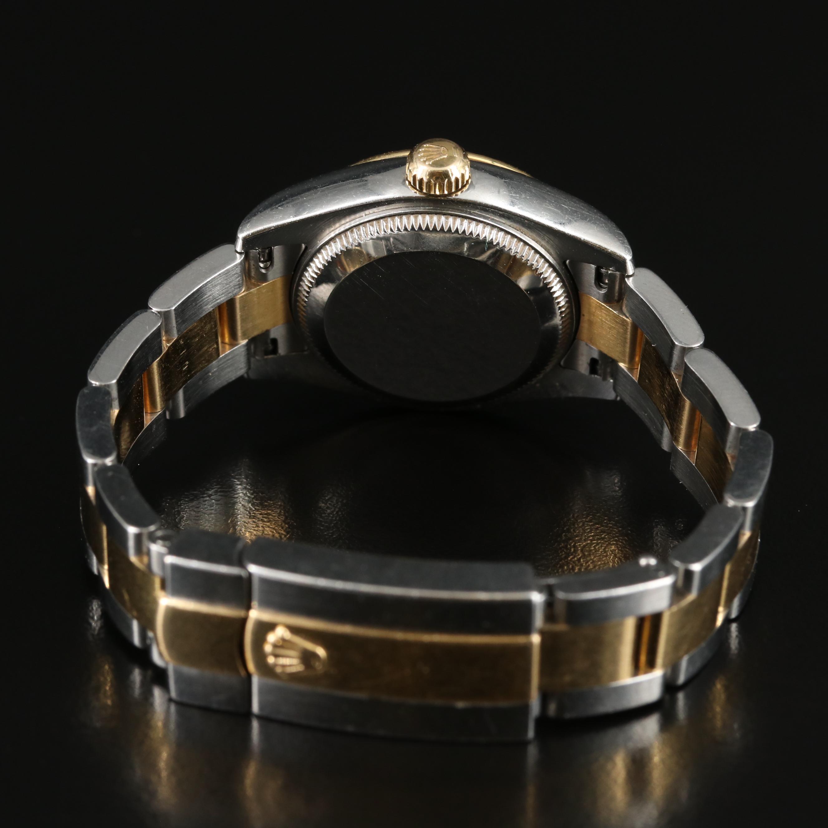 2003 - 2005 Rolex Custom Diamond, Mother-of-Pearl Dial Datejust Watch