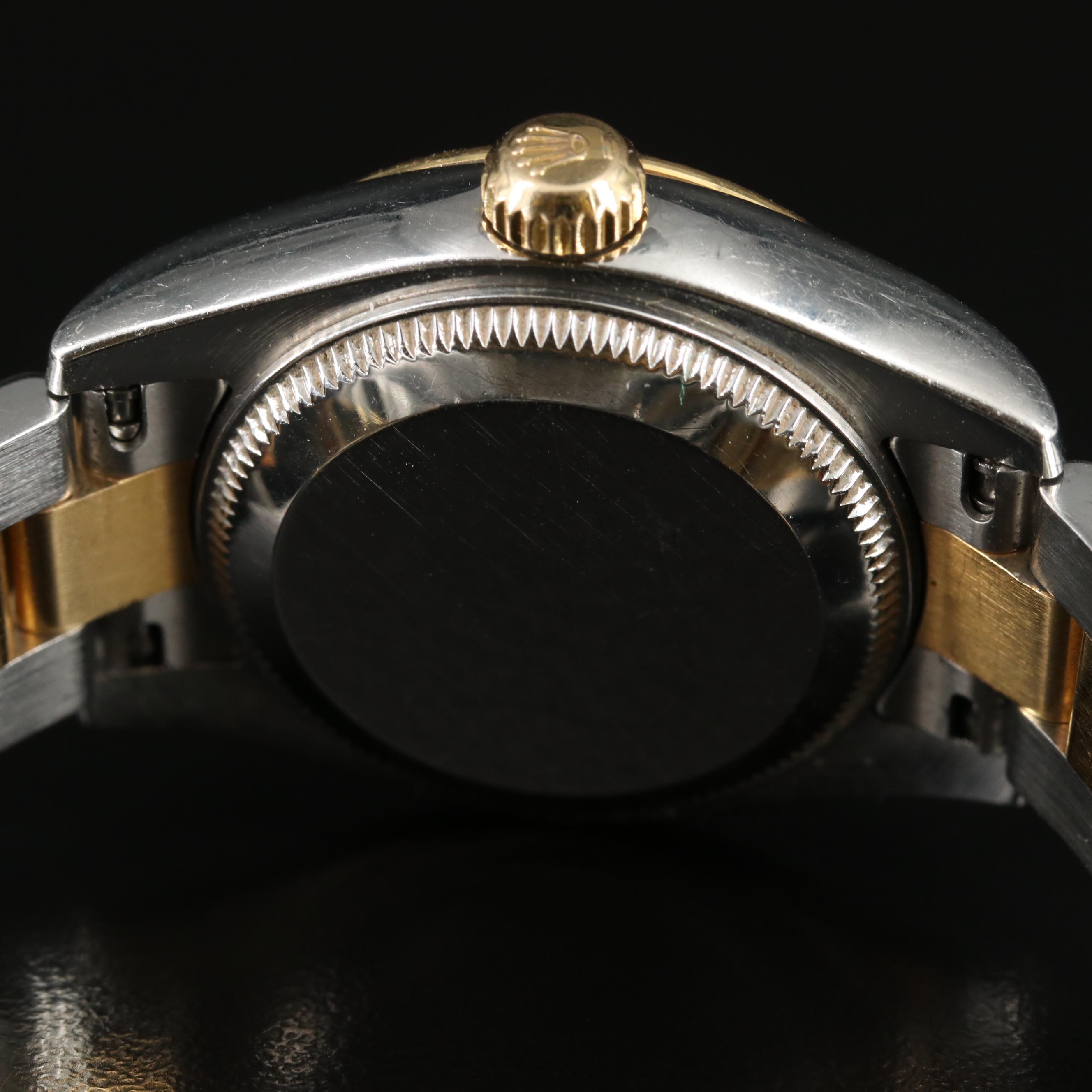 2003 - 2005 Rolex Custom Diamond, Mother-of-Pearl Dial Datejust Watch