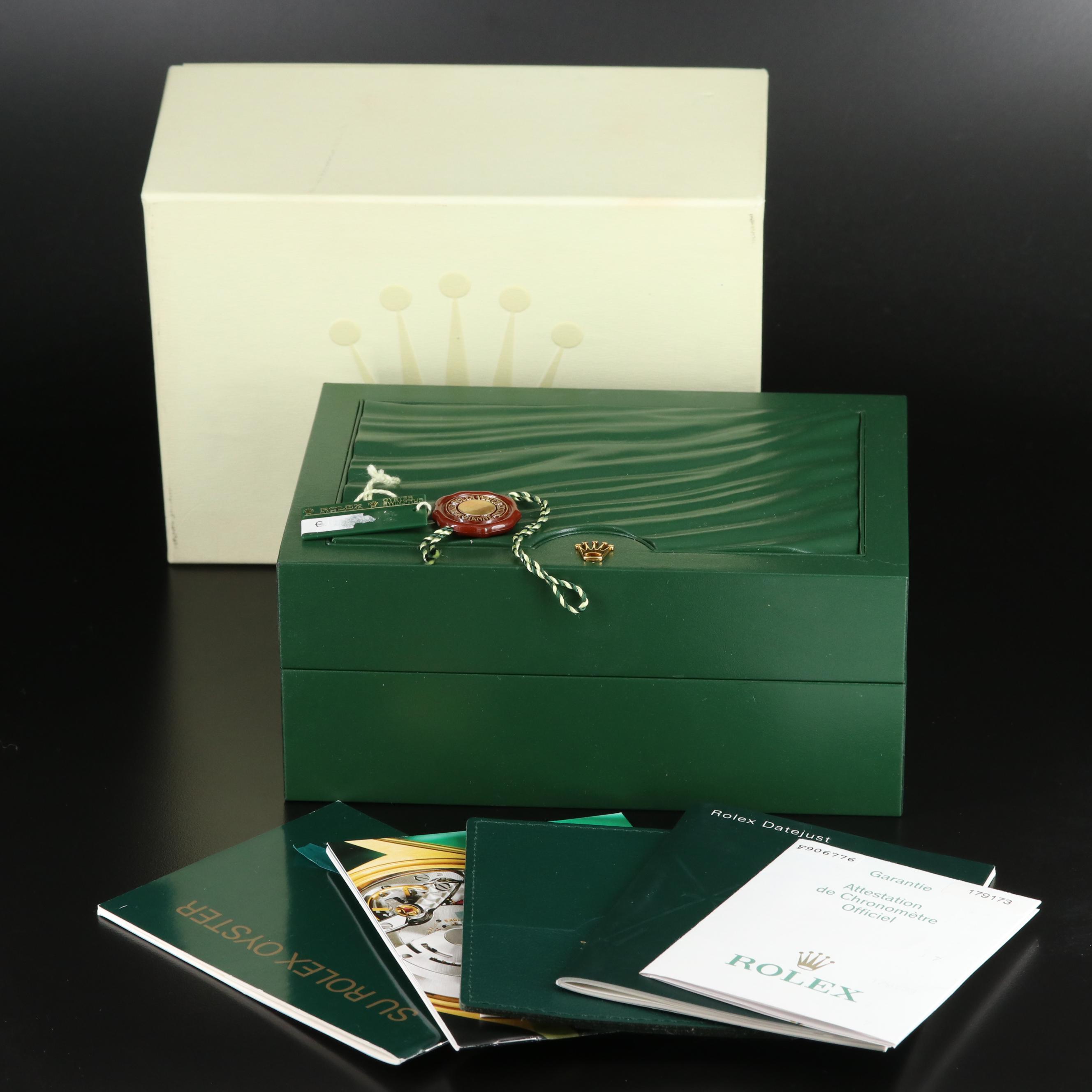 2003 - 2005 Rolex Custom Diamond, Mother-of-Pearl Dial Datejust Watch