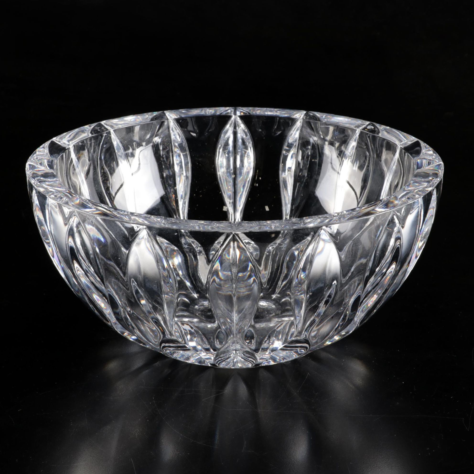 Miller Rogaska "Equinox" Full Lead Crystal Centerpiece Bowl
