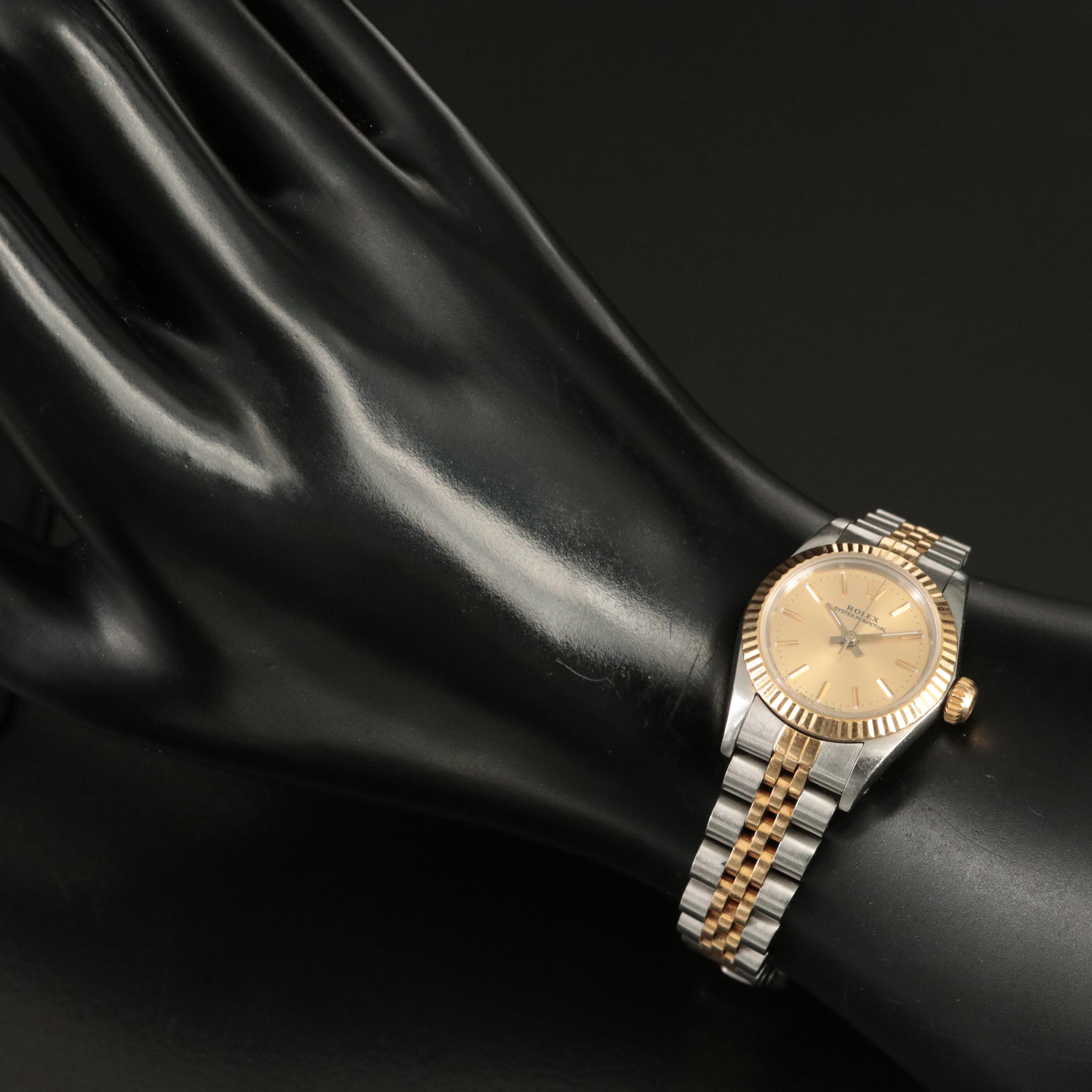 1987 Rolex Two-Tone Oyster Perpetual Automatic Watch