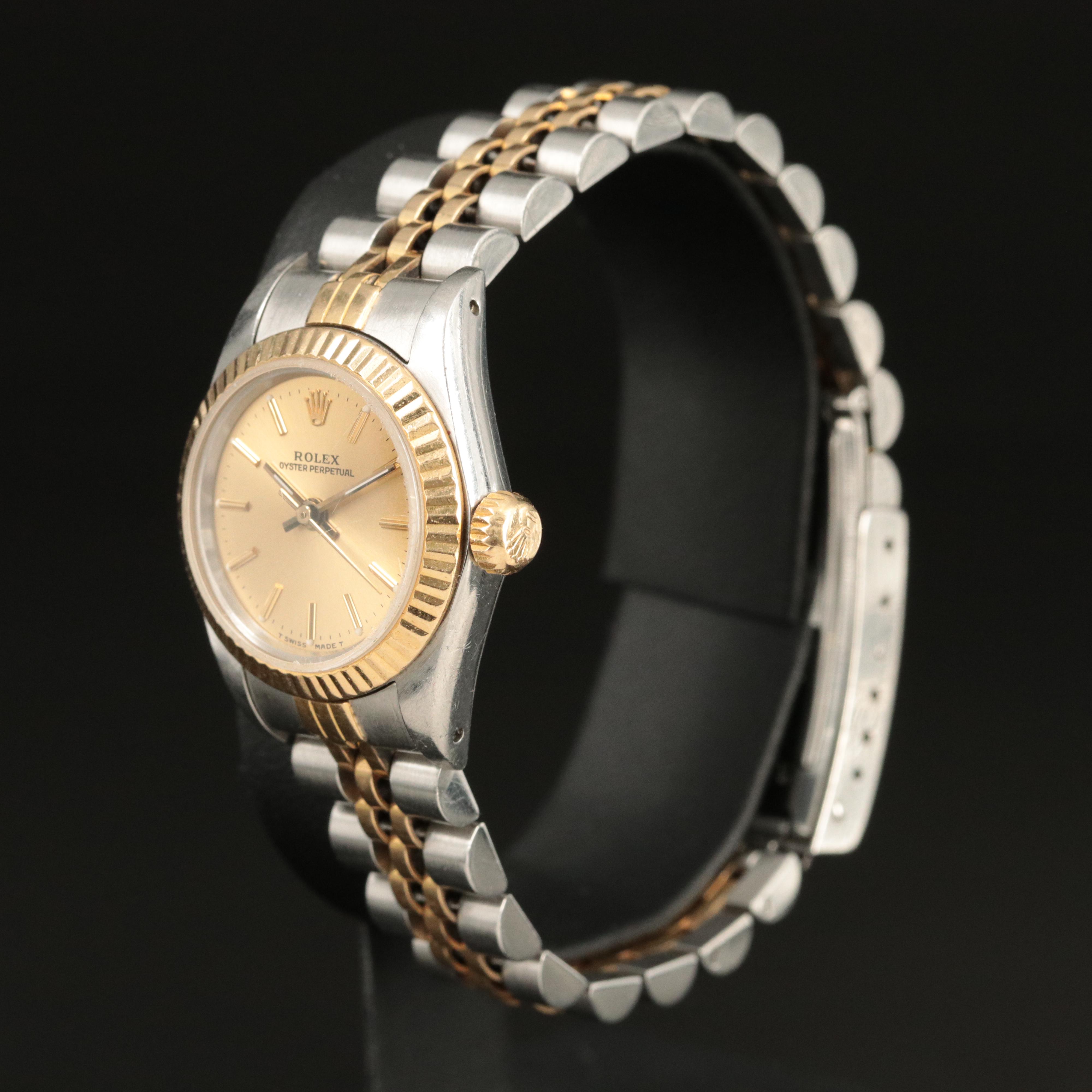 1987 Rolex Two-Tone Oyster Perpetual Automatic Watch
