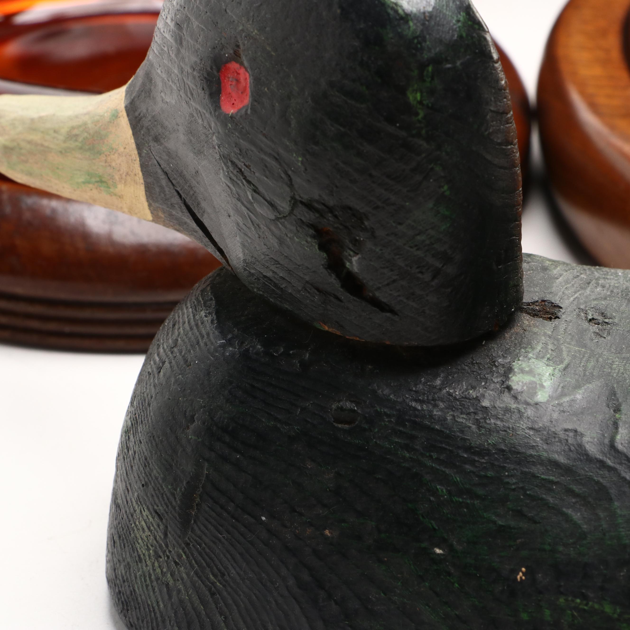 Victorian Rosewood Lock Box, Keepsake Box with Signed Hunting Scene, and More