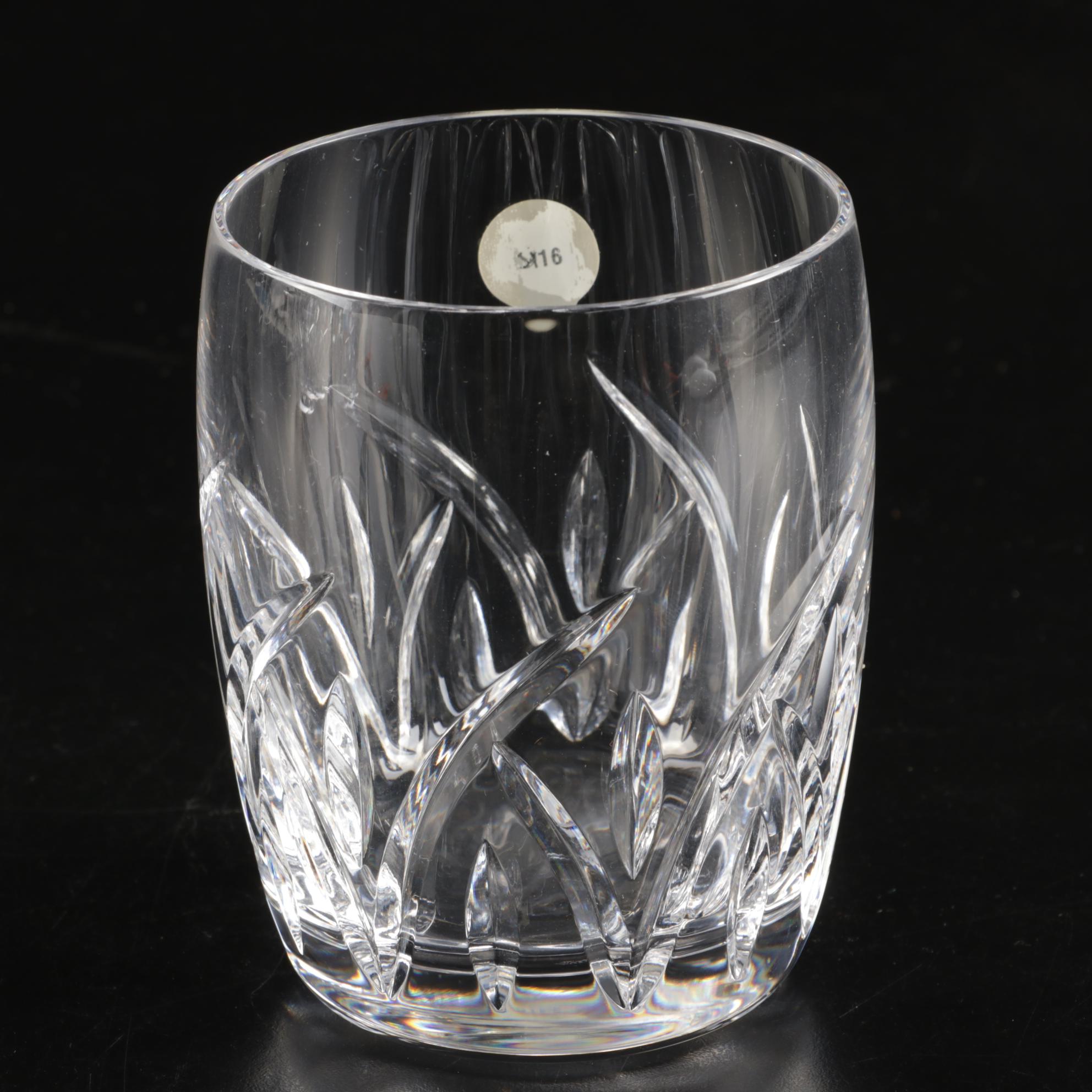Waterford "Lucerne" Crystal Double Old Fashioned Glasses, 1993-2017