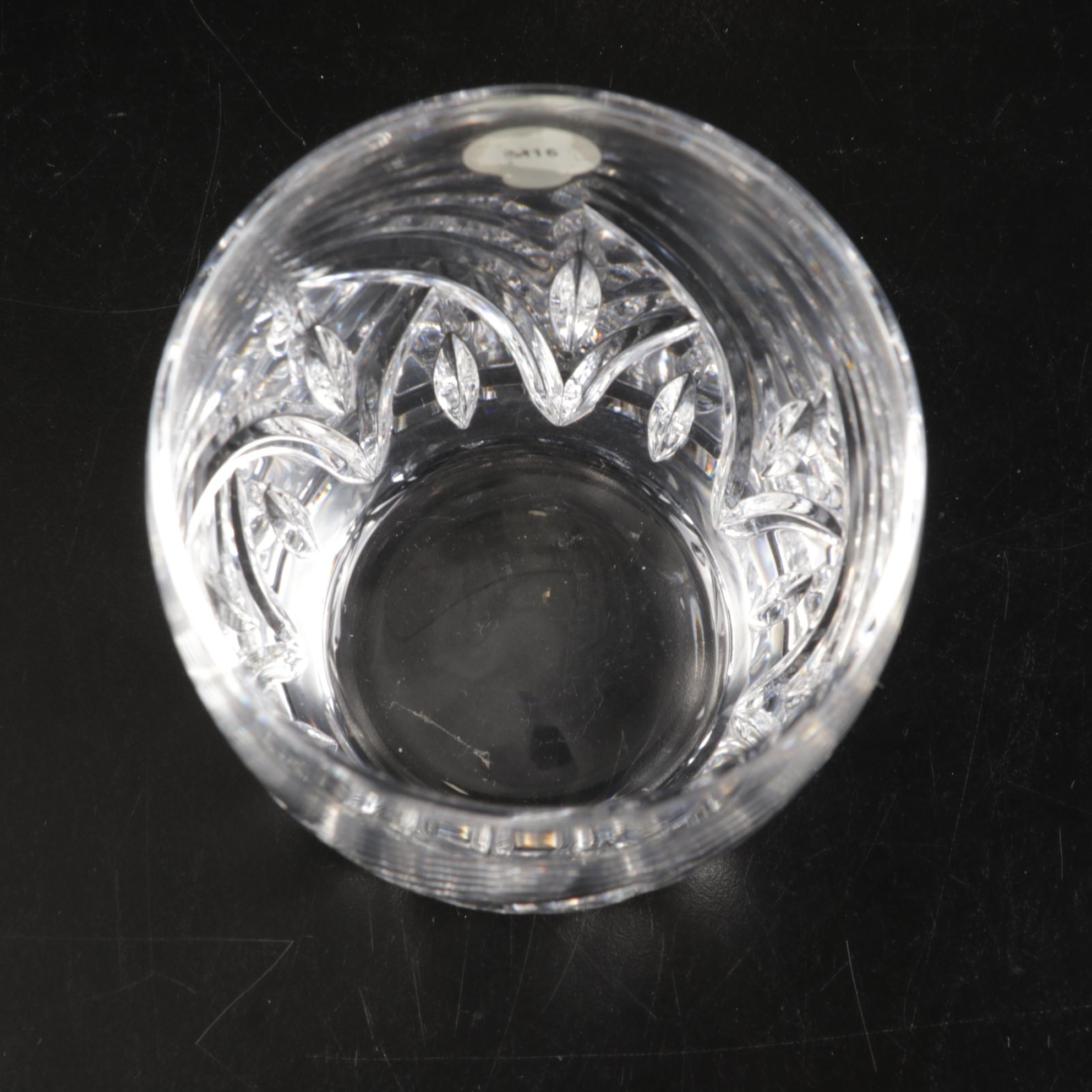 Waterford "Lucerne" Crystal Double Old Fashioned Glasses, 1993-2017