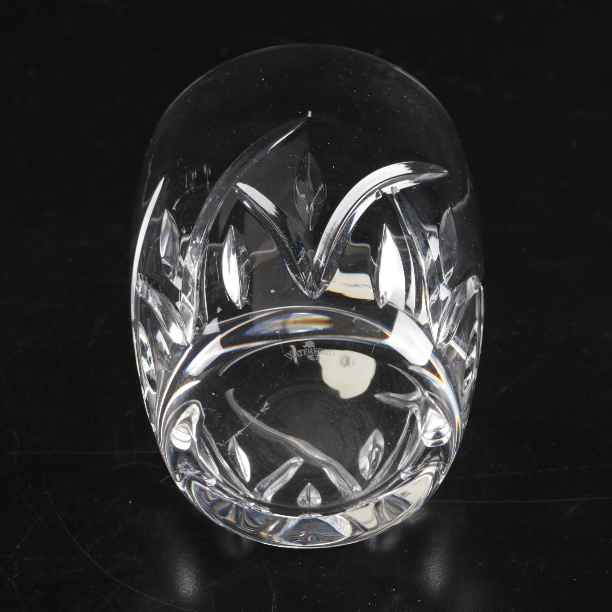 Waterford "Lucerne" Crystal Double Old Fashioned Glasses, 1993-2017