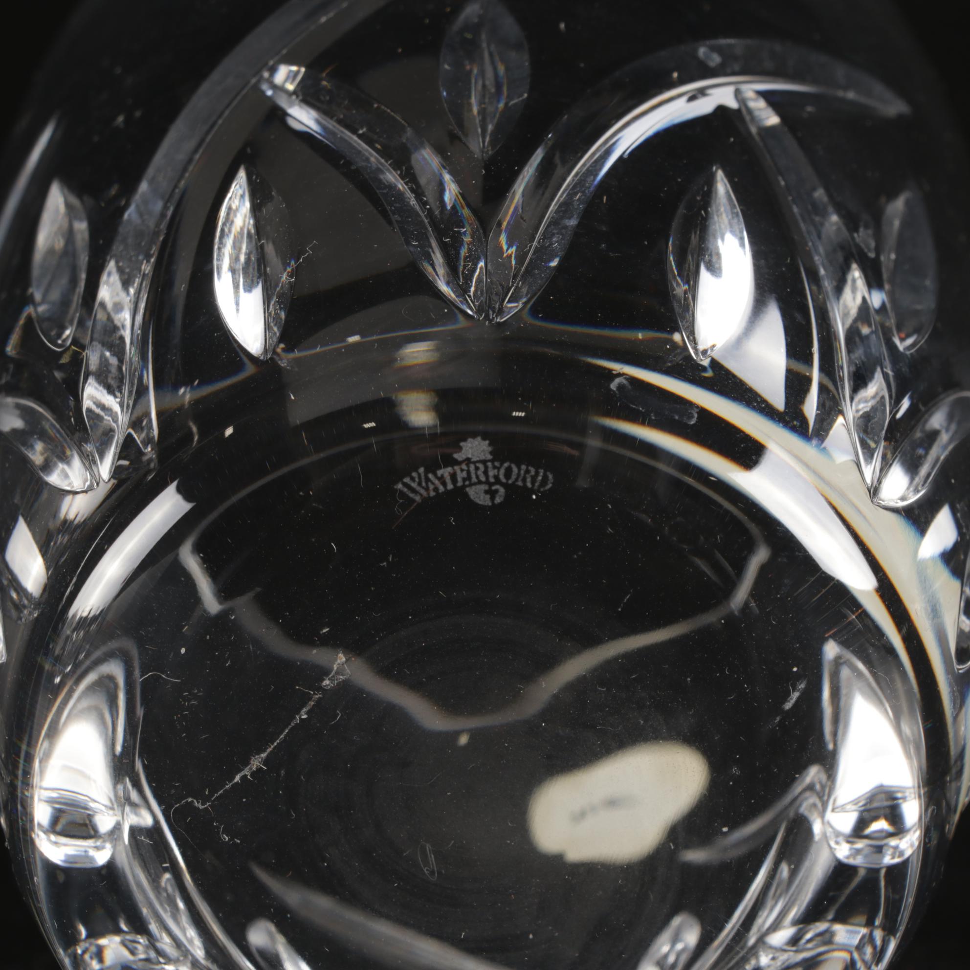 Waterford "Lucerne" Crystal Double Old Fashioned Glasses, 1993-2017