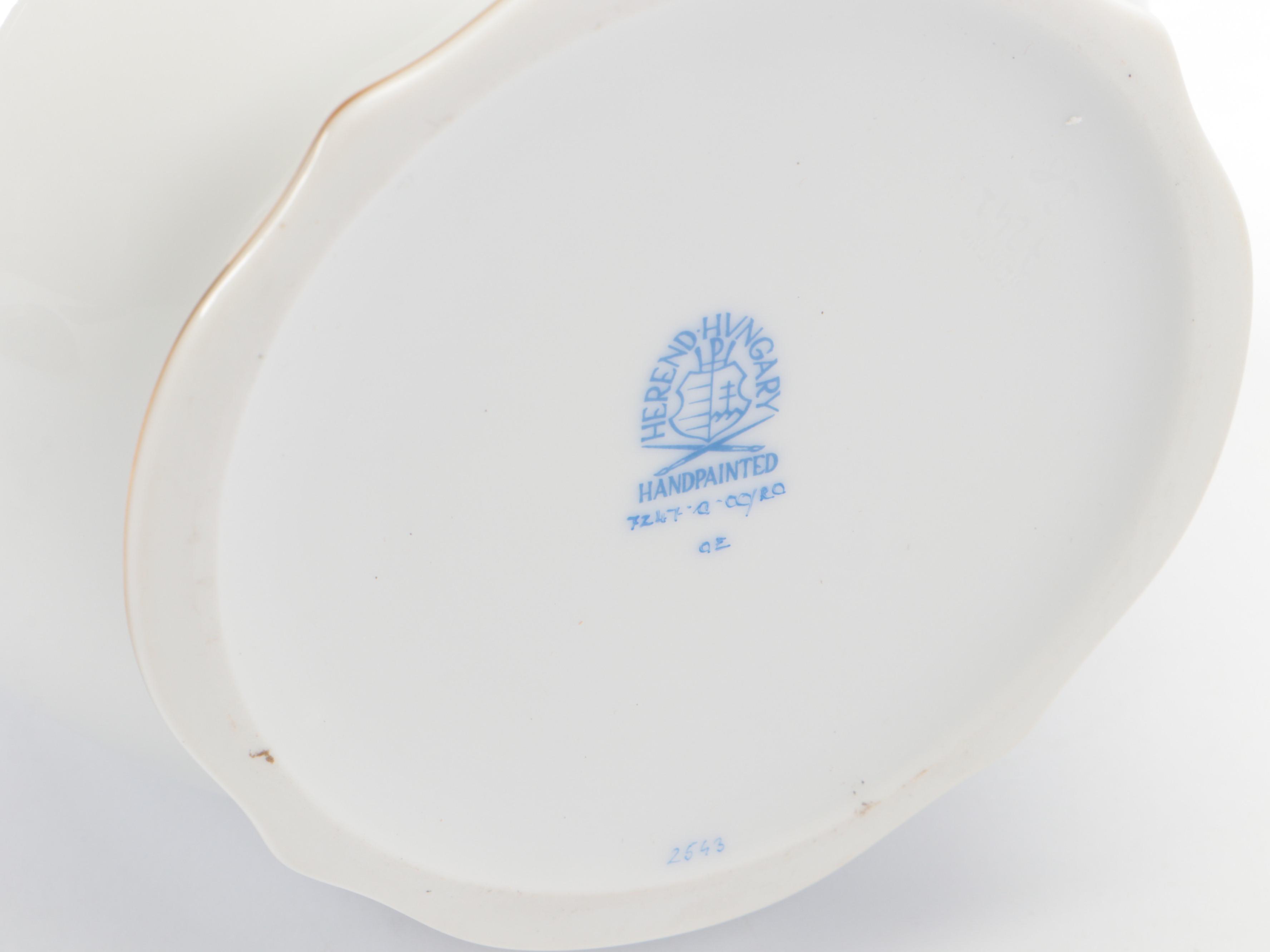 Herend "Rothschild Bird" Porcelain Bowl