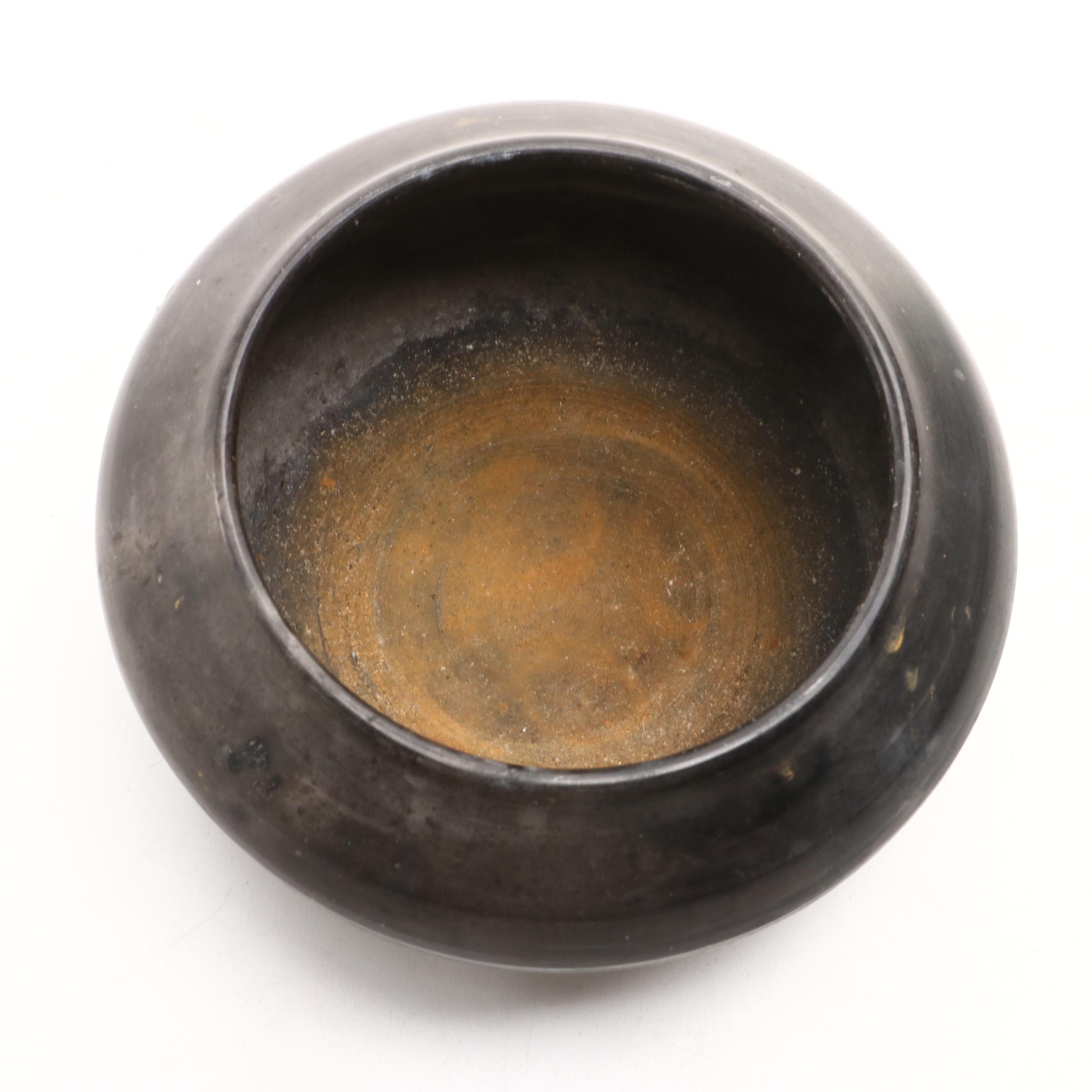 Artist Signed Lidded Jar with Other Art Pottery Bowl and Vase