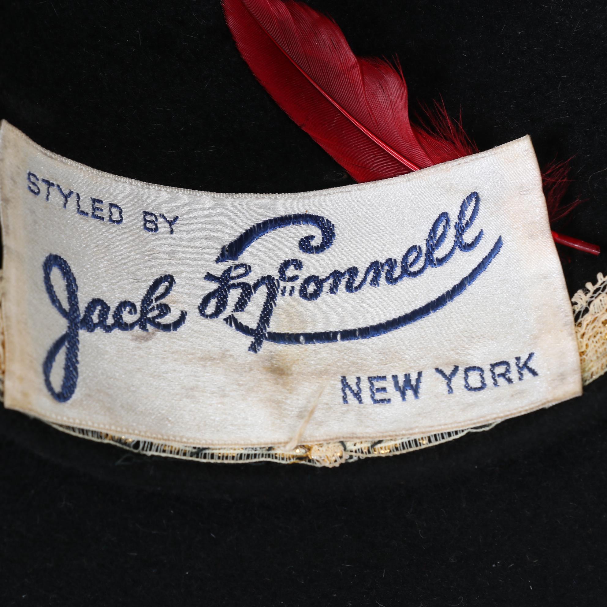 Feathered Hat Collection Features Jack McConnell and Dana Marte Designs, 1930s