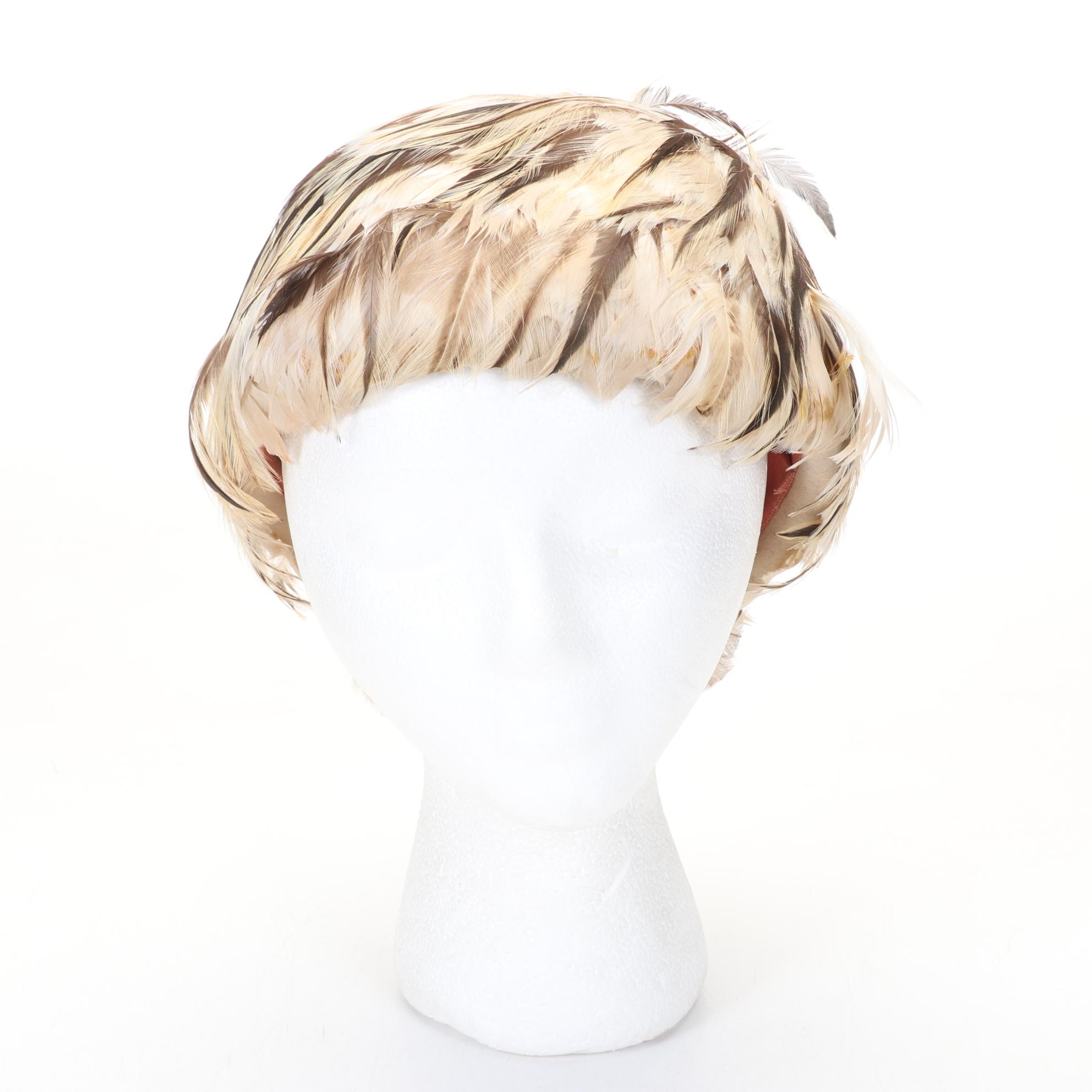 Feathered Hat Collection Features Jack McConnell and Dana Marte Designs, 1930s