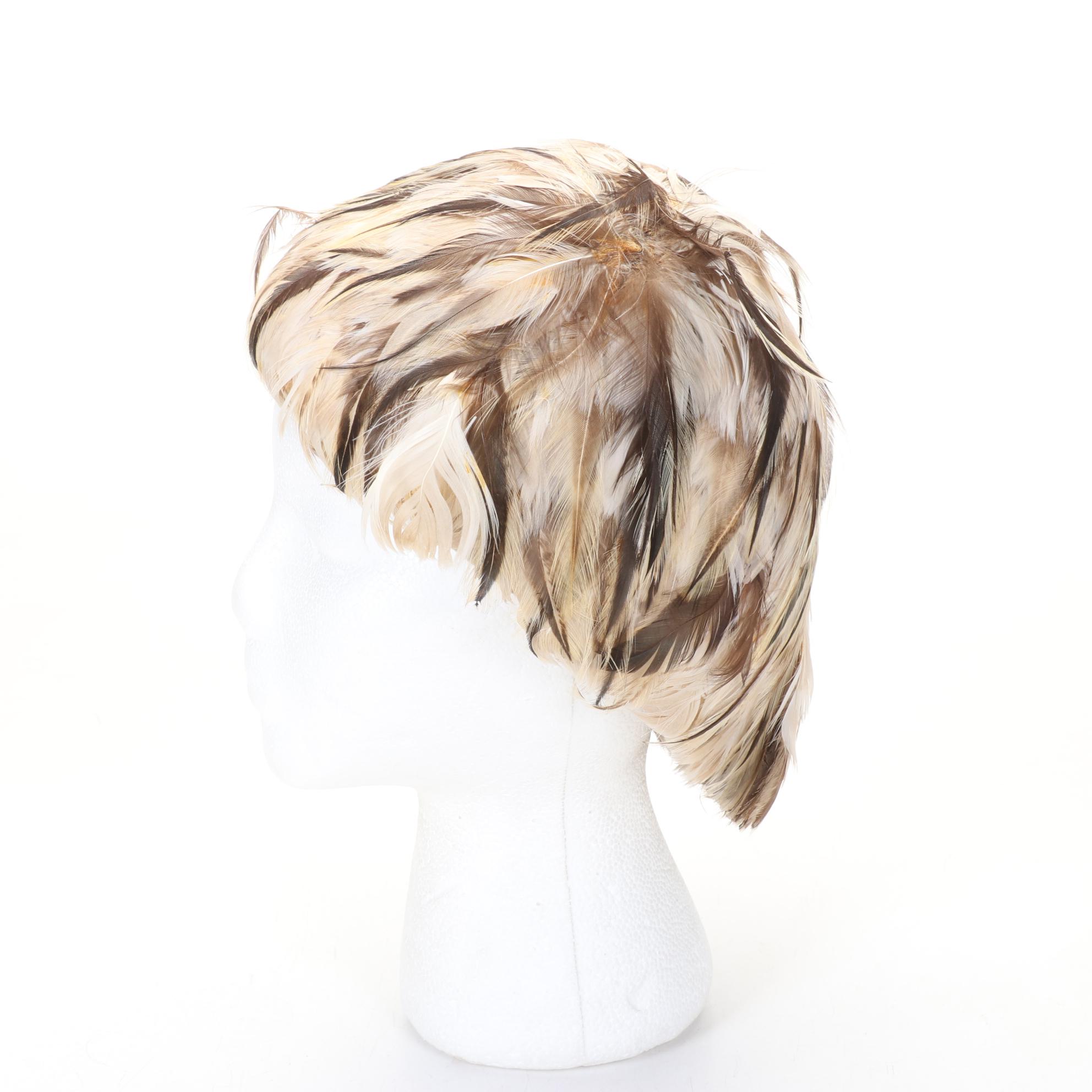 Feathered Hat Collection Features Jack McConnell and Dana Marte Designs, 1930s