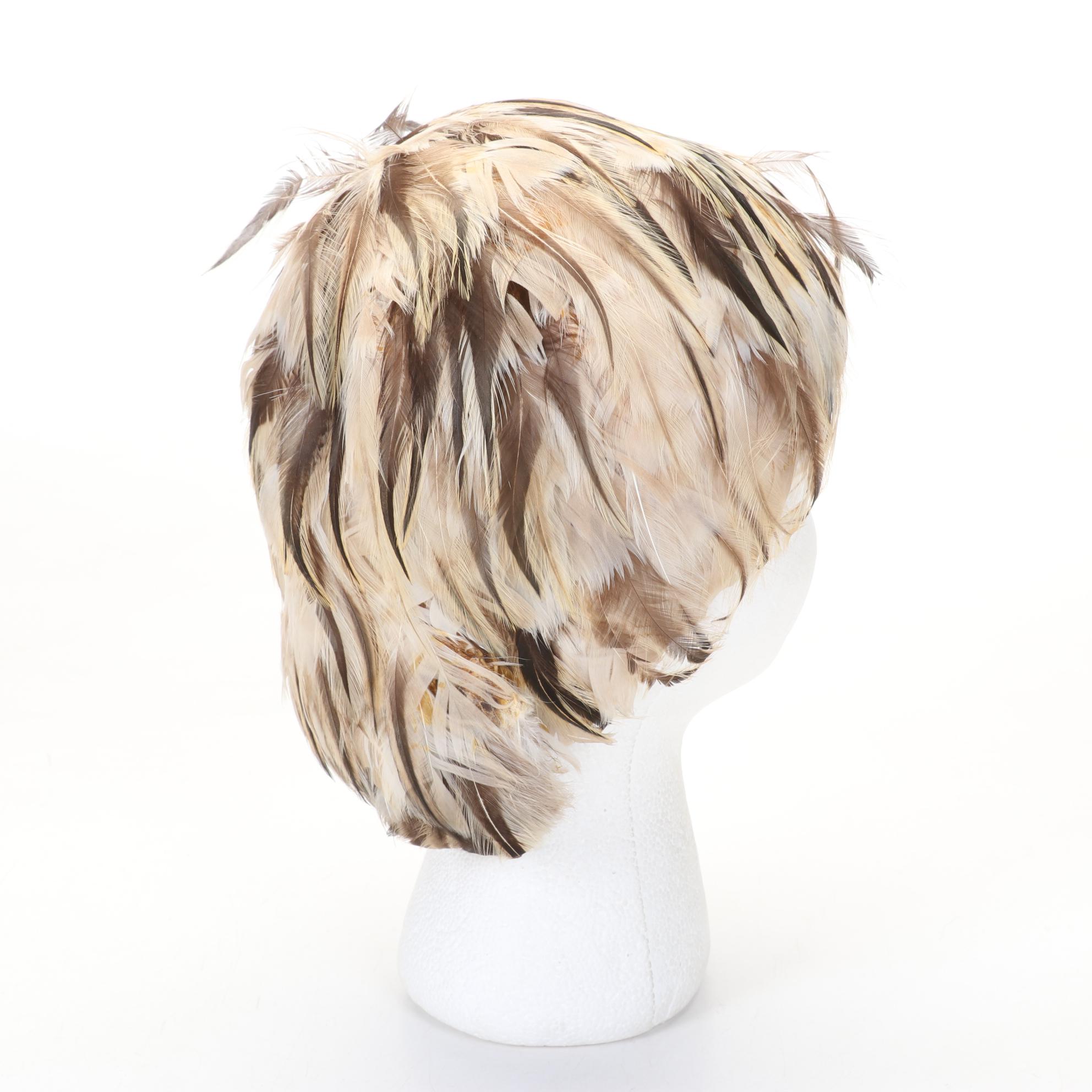 Feathered Hat Collection Features Jack McConnell and Dana Marte Designs, 1930s