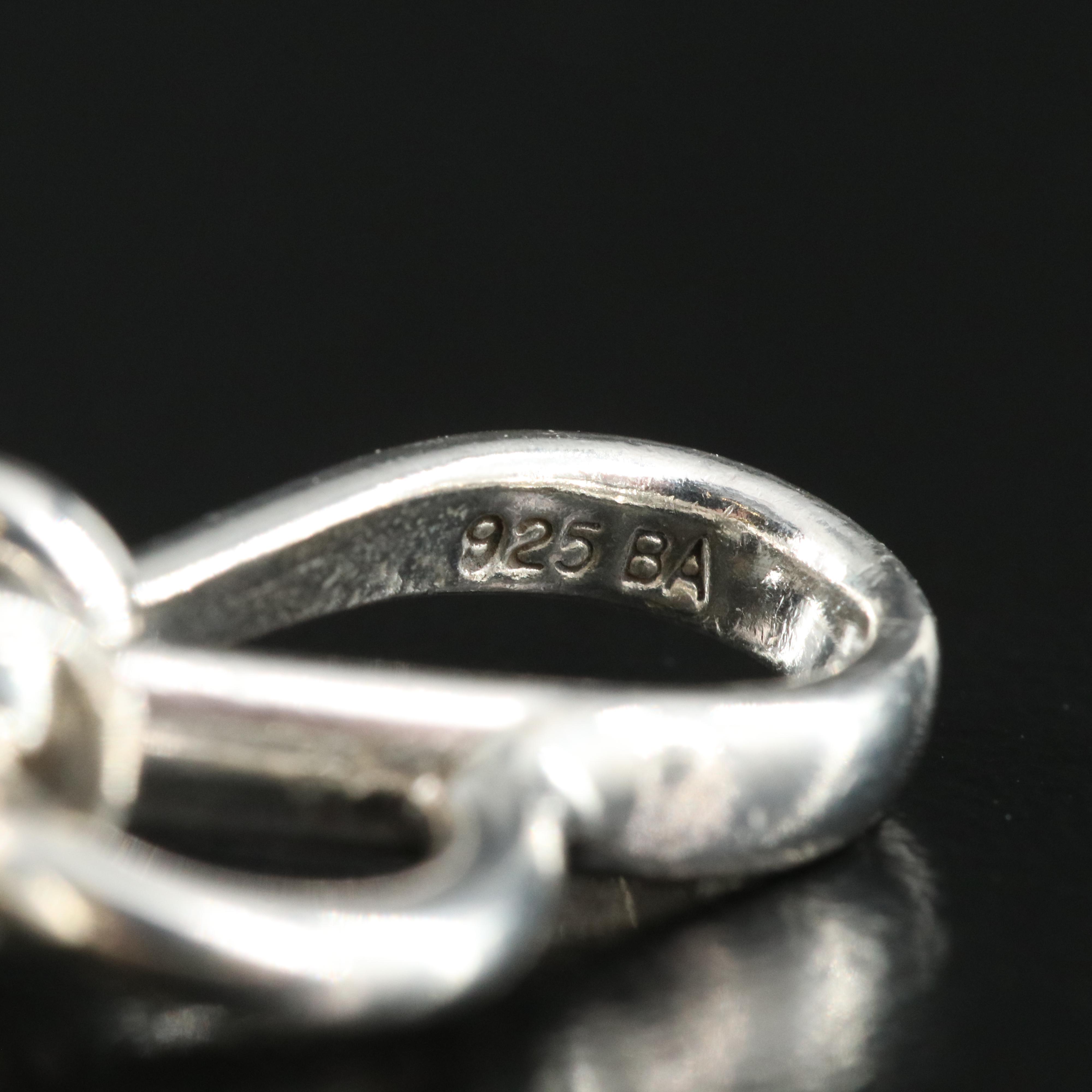 Sterling Byzantine Link Necklace