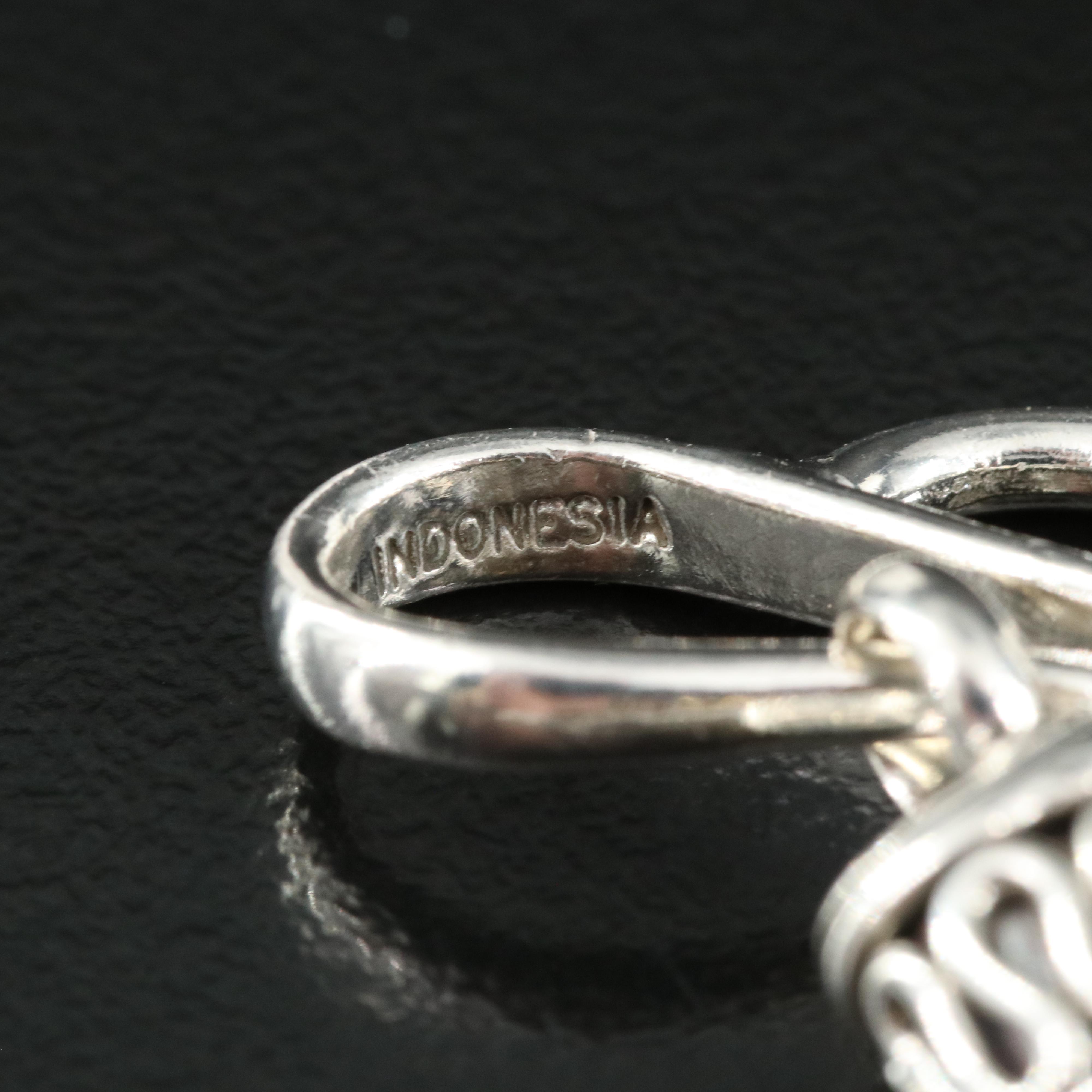 Sterling Byzantine Link Necklace