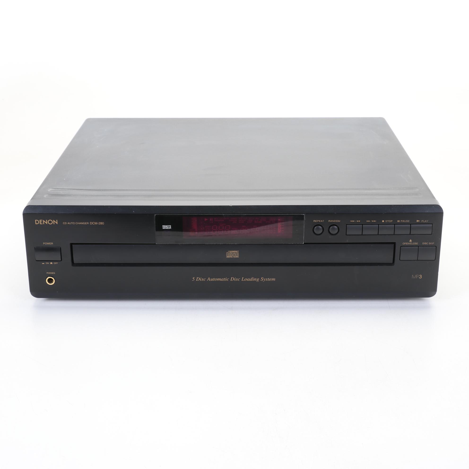 Sony DVD Player, Denon CD Changer, and Pair of NHT Speakers