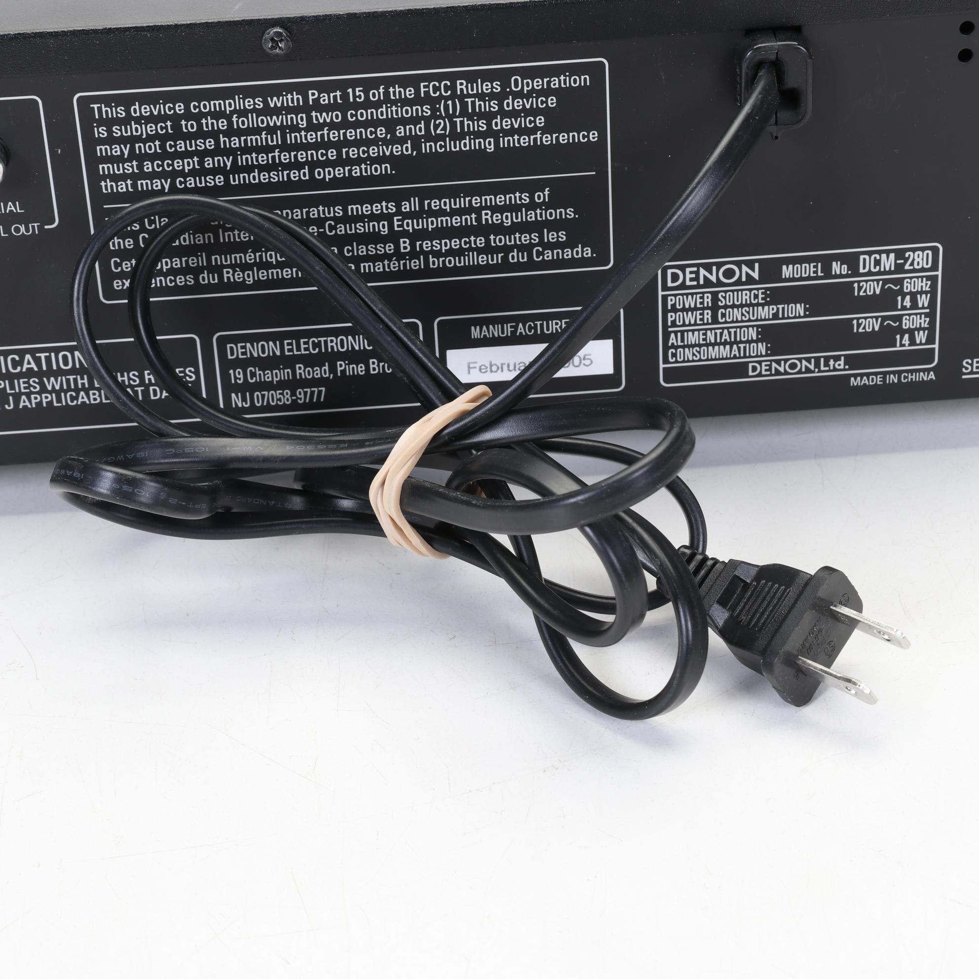 Sony DVD Player, Denon CD Changer, and Pair of NHT Speakers