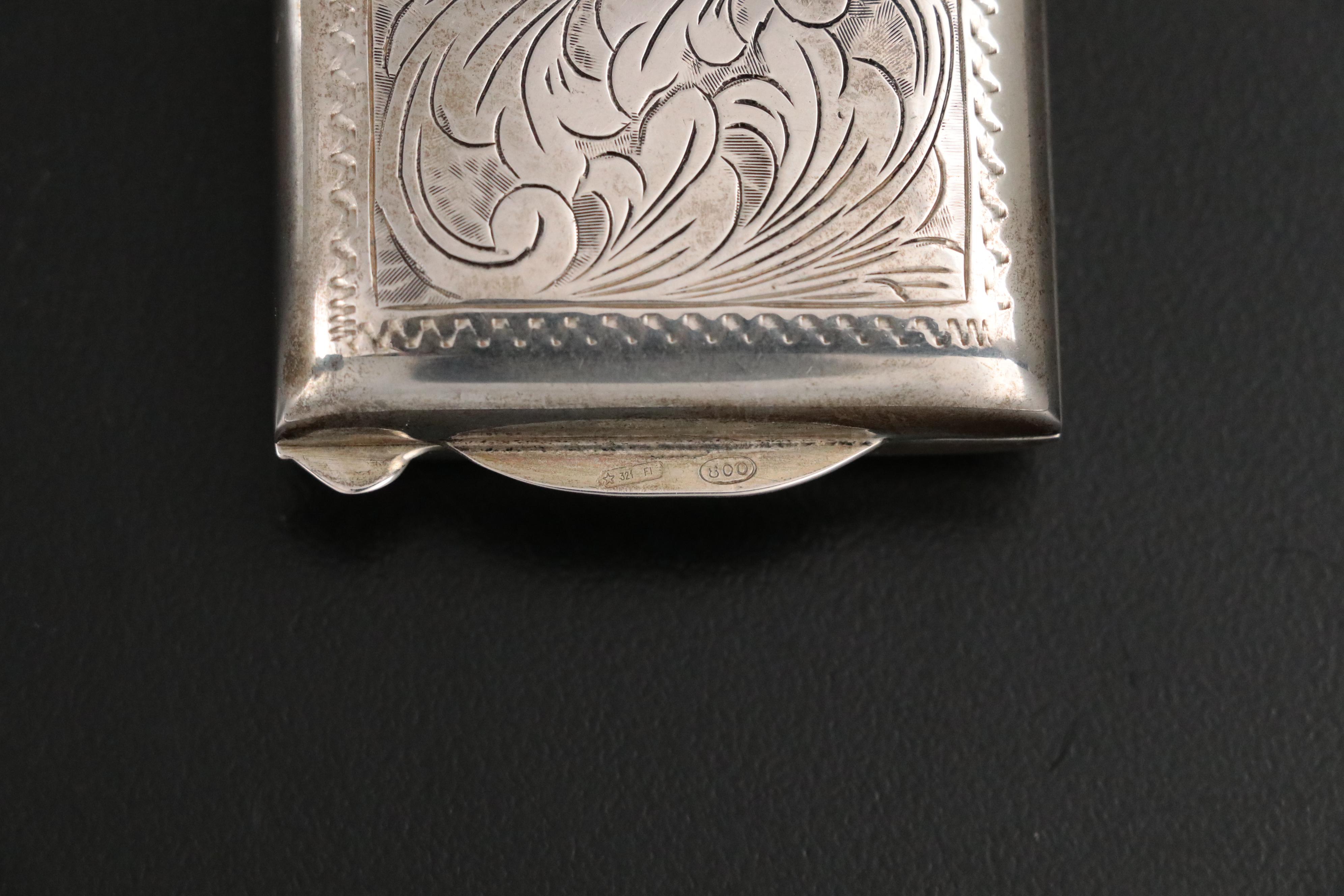 Italian 800 Silver Pill Boxes with Other Hand-Crafted Silver Plate Pill Boxes