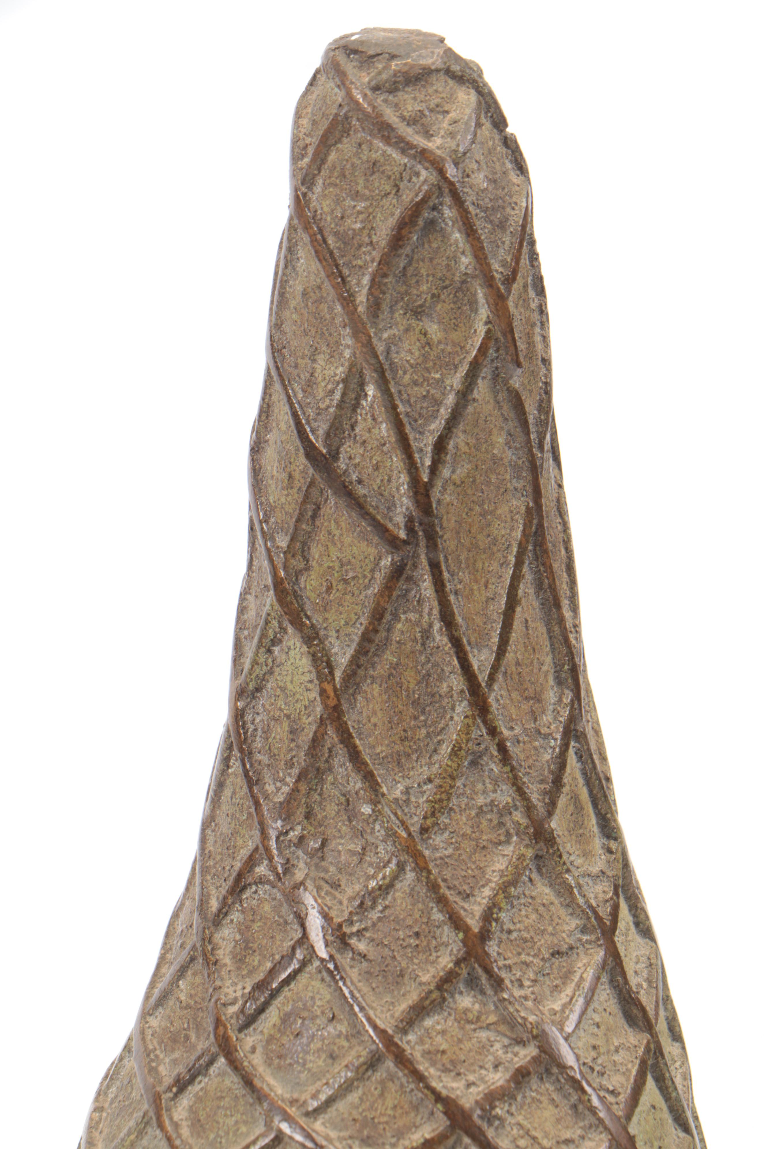 West African Kingdom of Benin (Nigeria) Copper-Alloy Head of 'Iyoba'