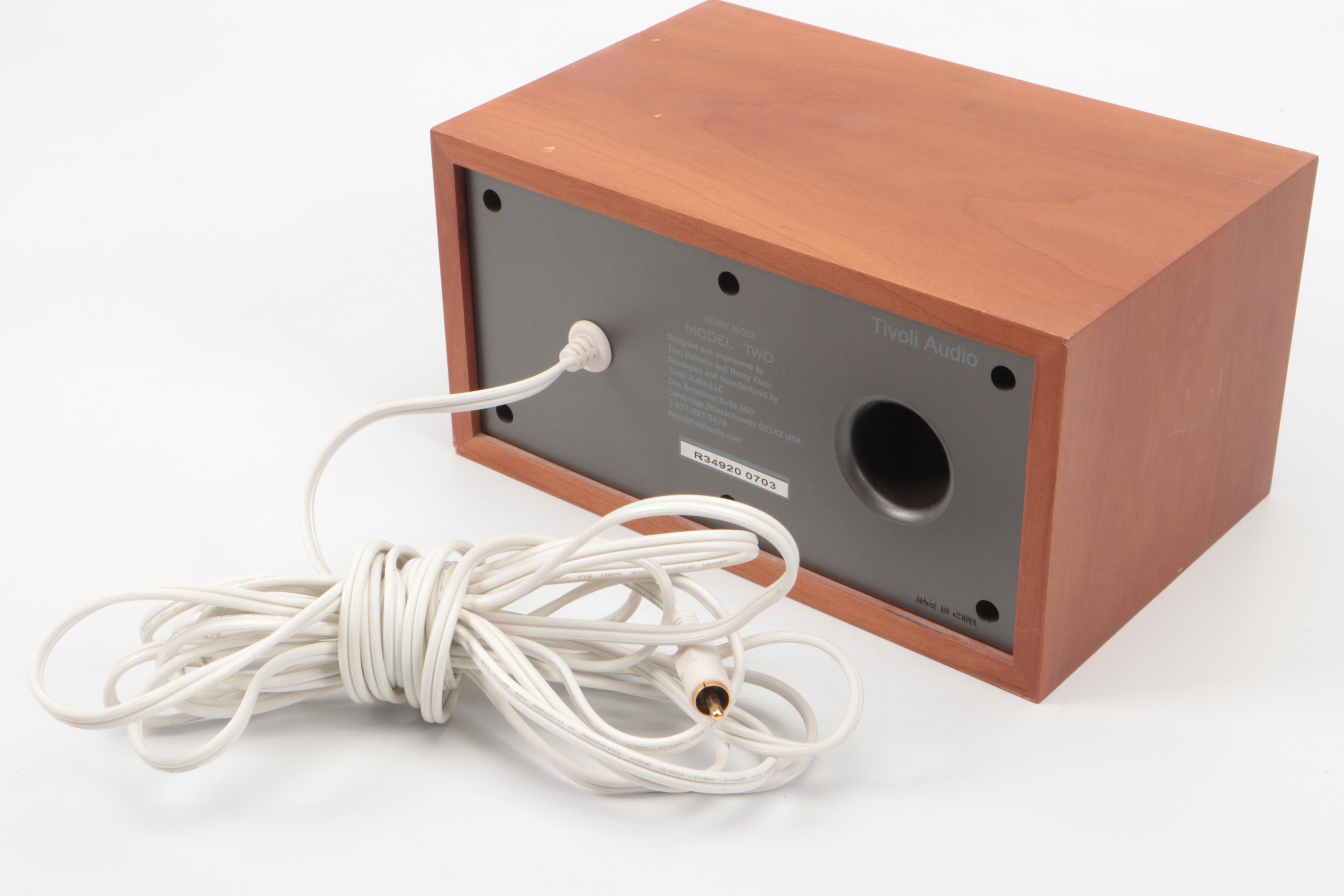 Tivoli Audio Model Two AM/FM Radio Speaker System