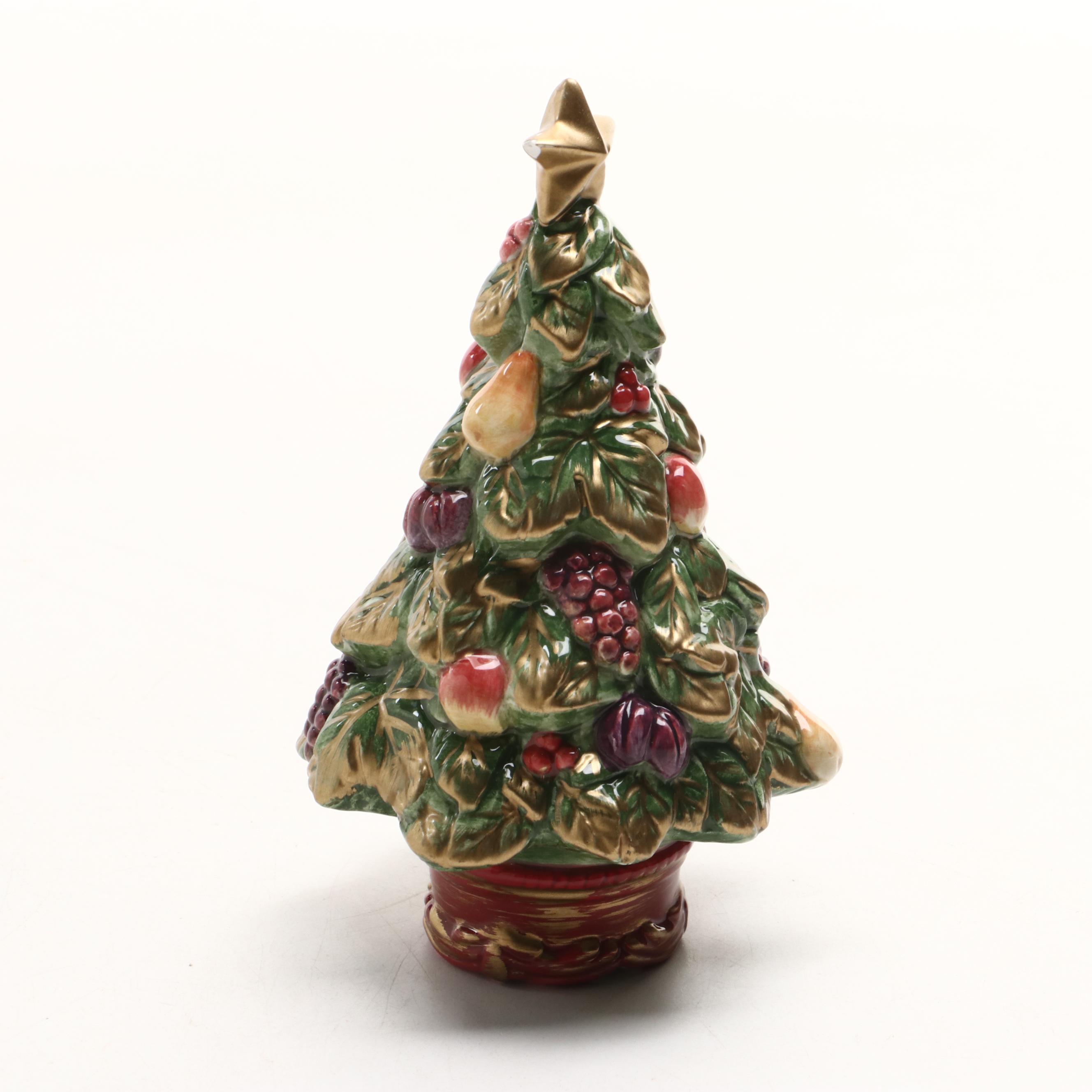 Lenox Tree Topper with Other Christmas Themed Figurines and Decor